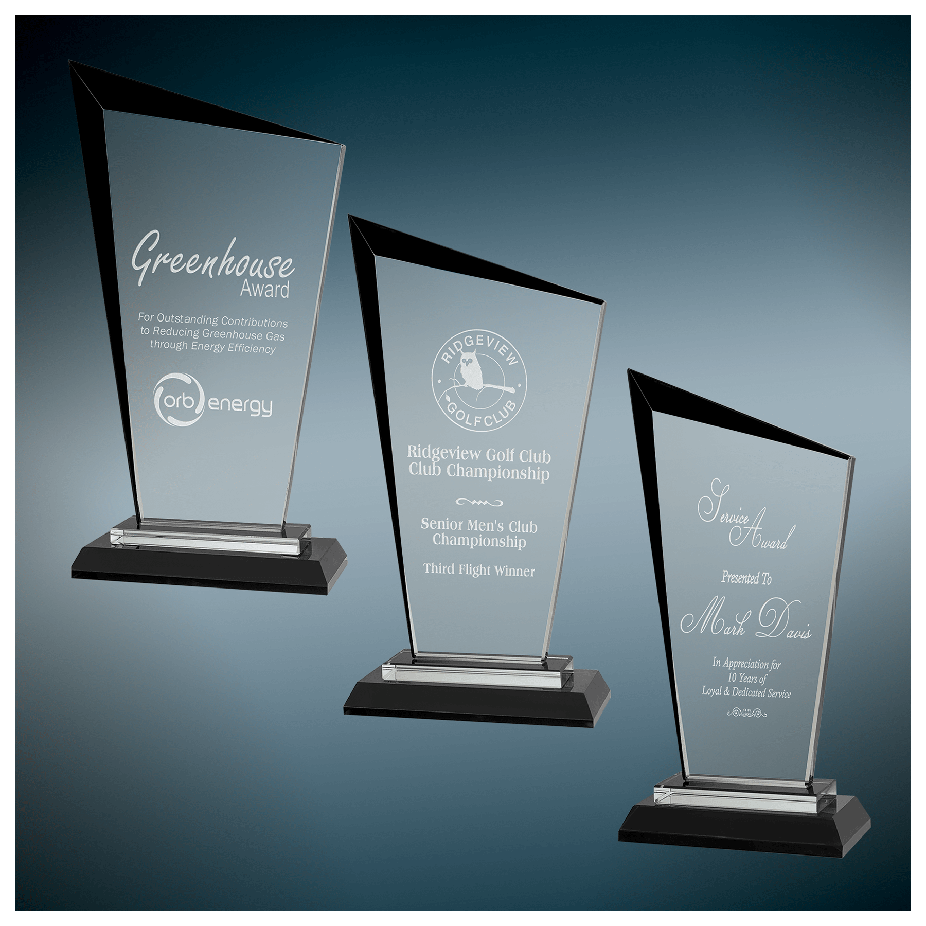 Black Razor Glass Sample Set