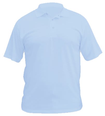 Small Blue Short Sleeve Eco Performance Polo