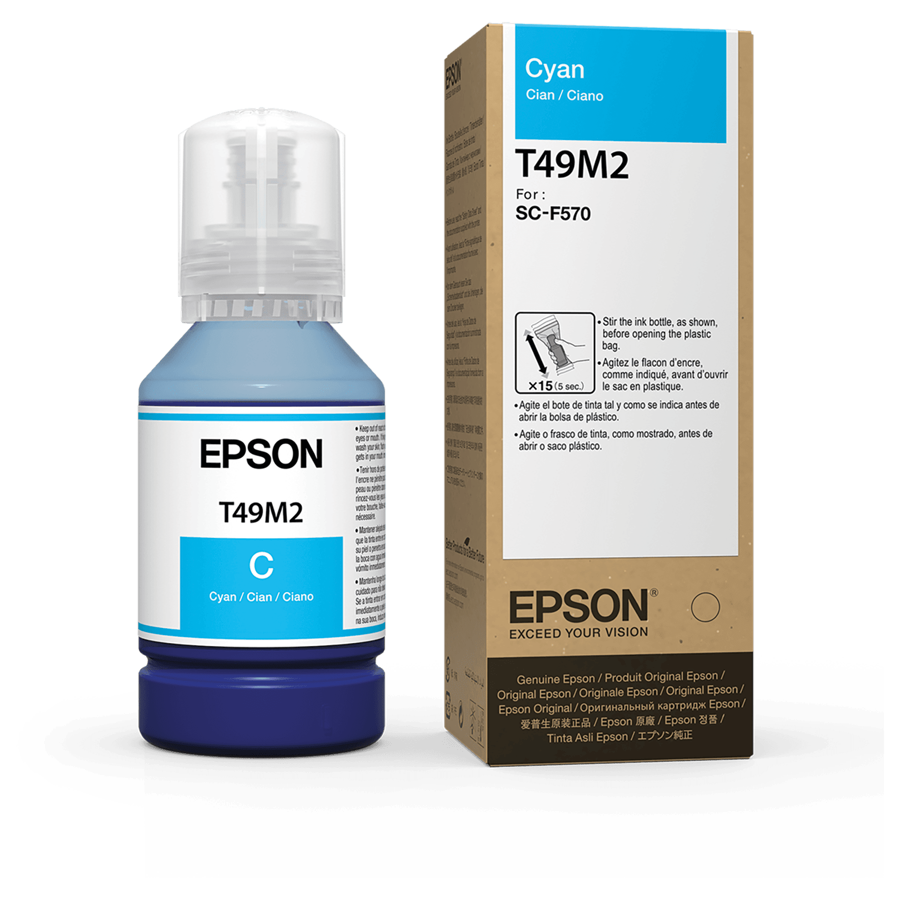 Epson Cyan 140ML T49M Ultrachrome Sublimation Ink