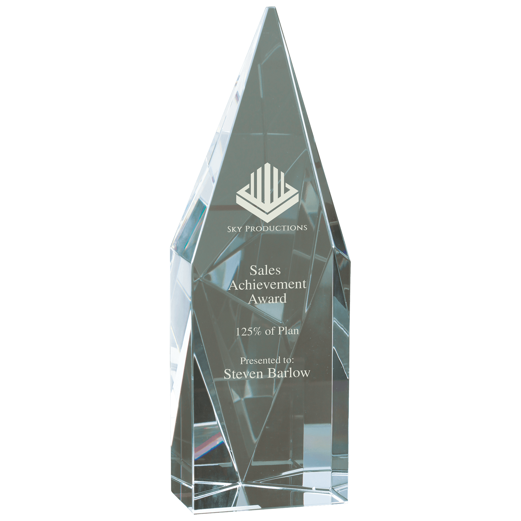 7 3/4" Crystal Diamond Tower