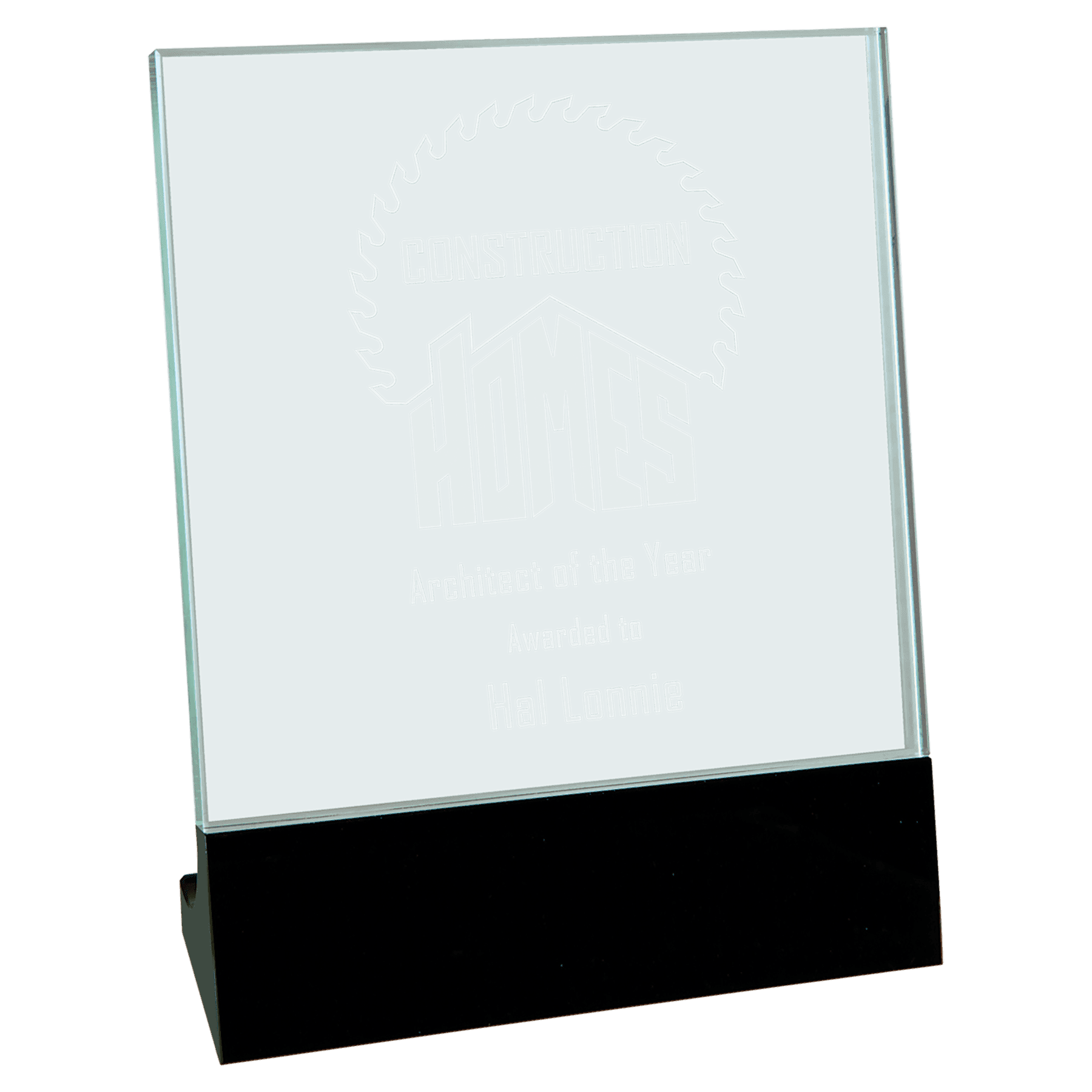 6" x 7" Glass Stand Up