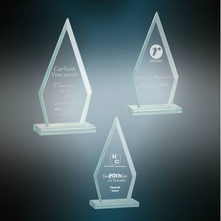 Triangle Jade Glass Sample Set