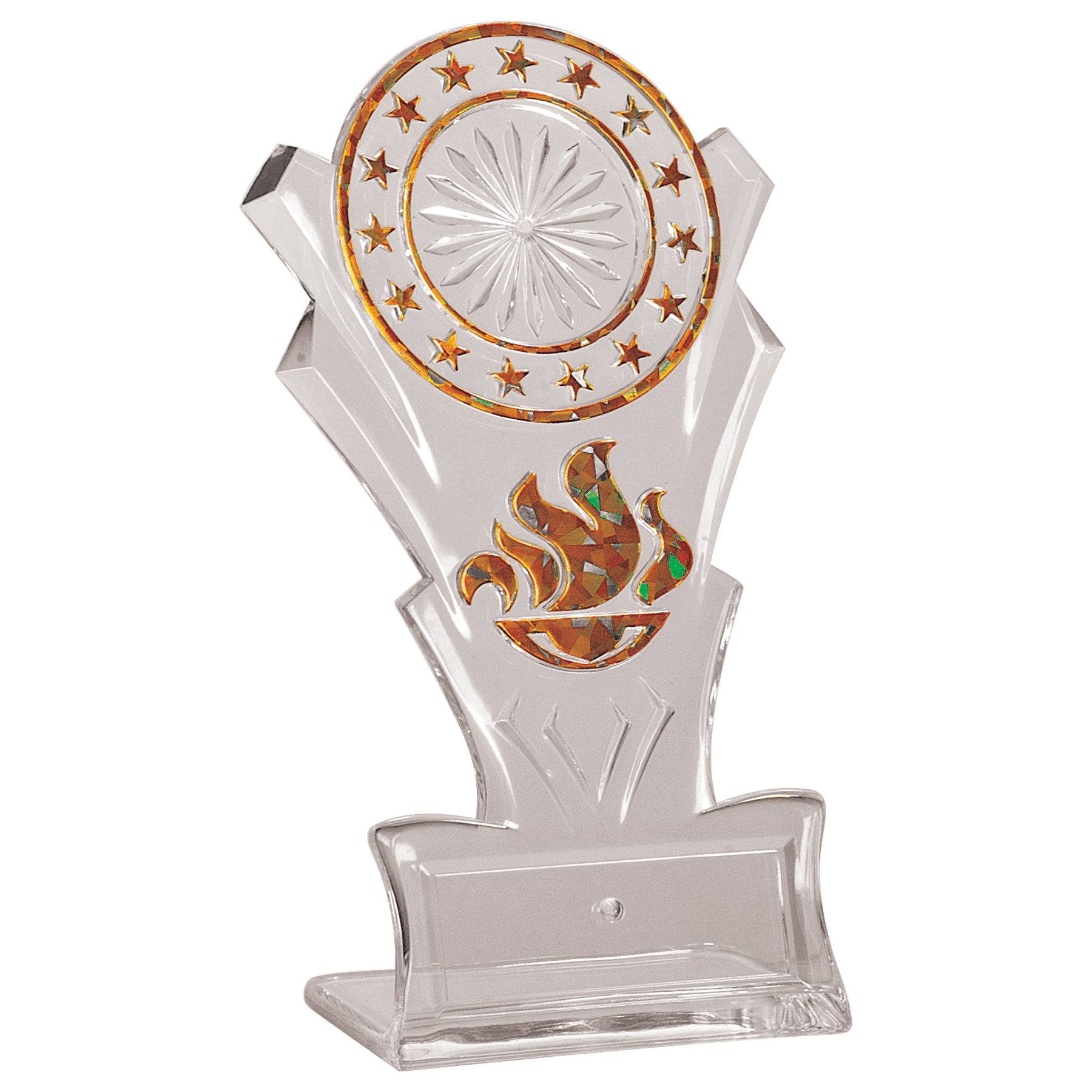 8" Gold Star Torch Stand