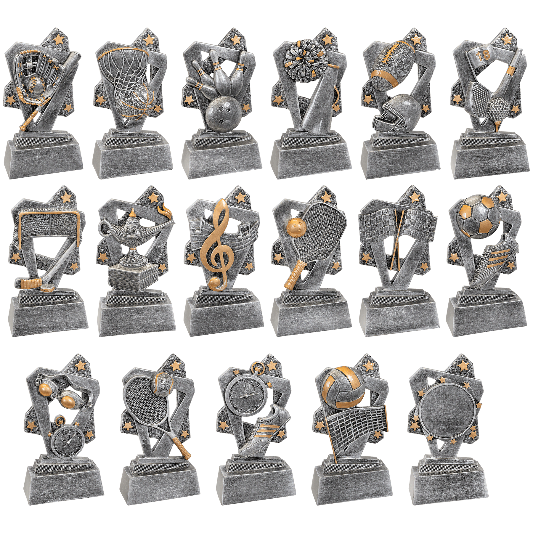 5 1/2" Triumph Resin Sample Set