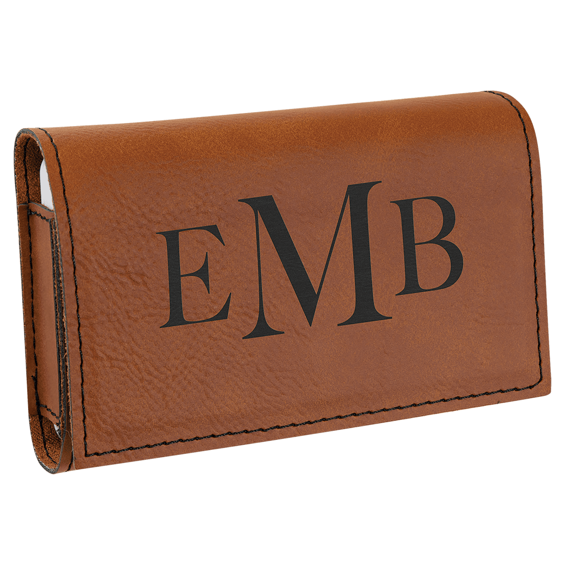 4 3/4" x 3 1/8" Rawhide Laserable Leatherette  Pill Box