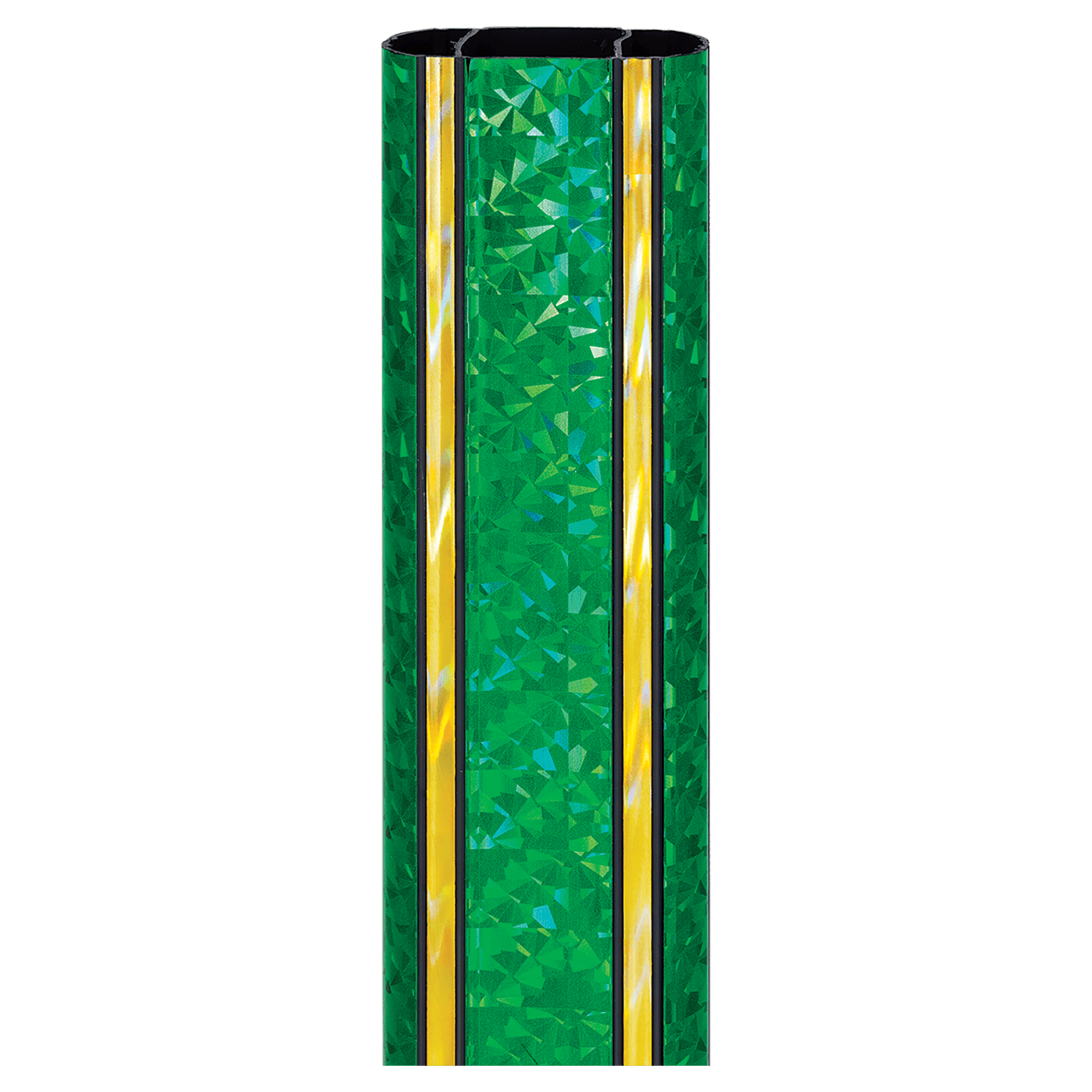 45" Rectangle Green/Gold Illusion Trophy Column