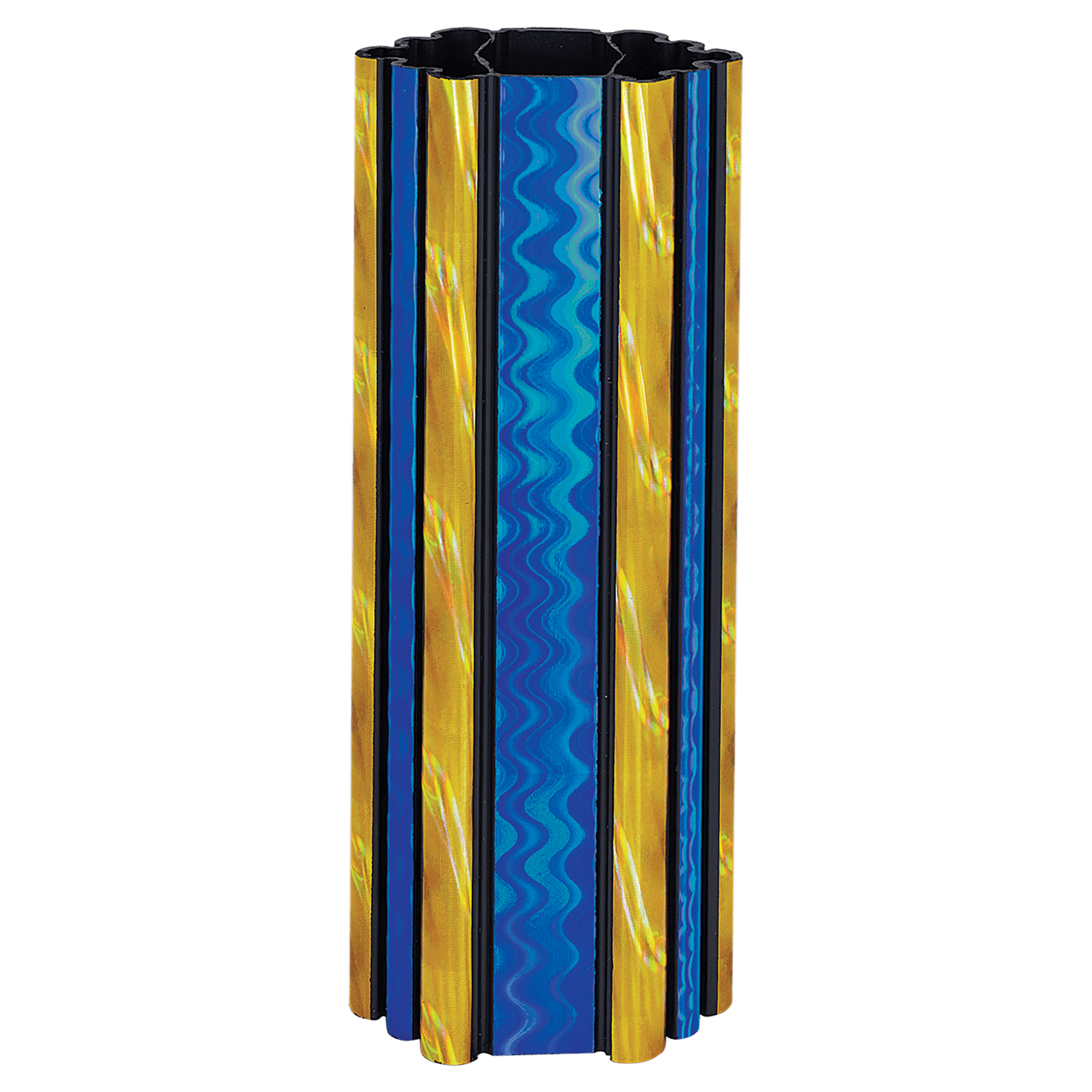 2" x 3" Blue/Gold 45" Magic Trophy Column