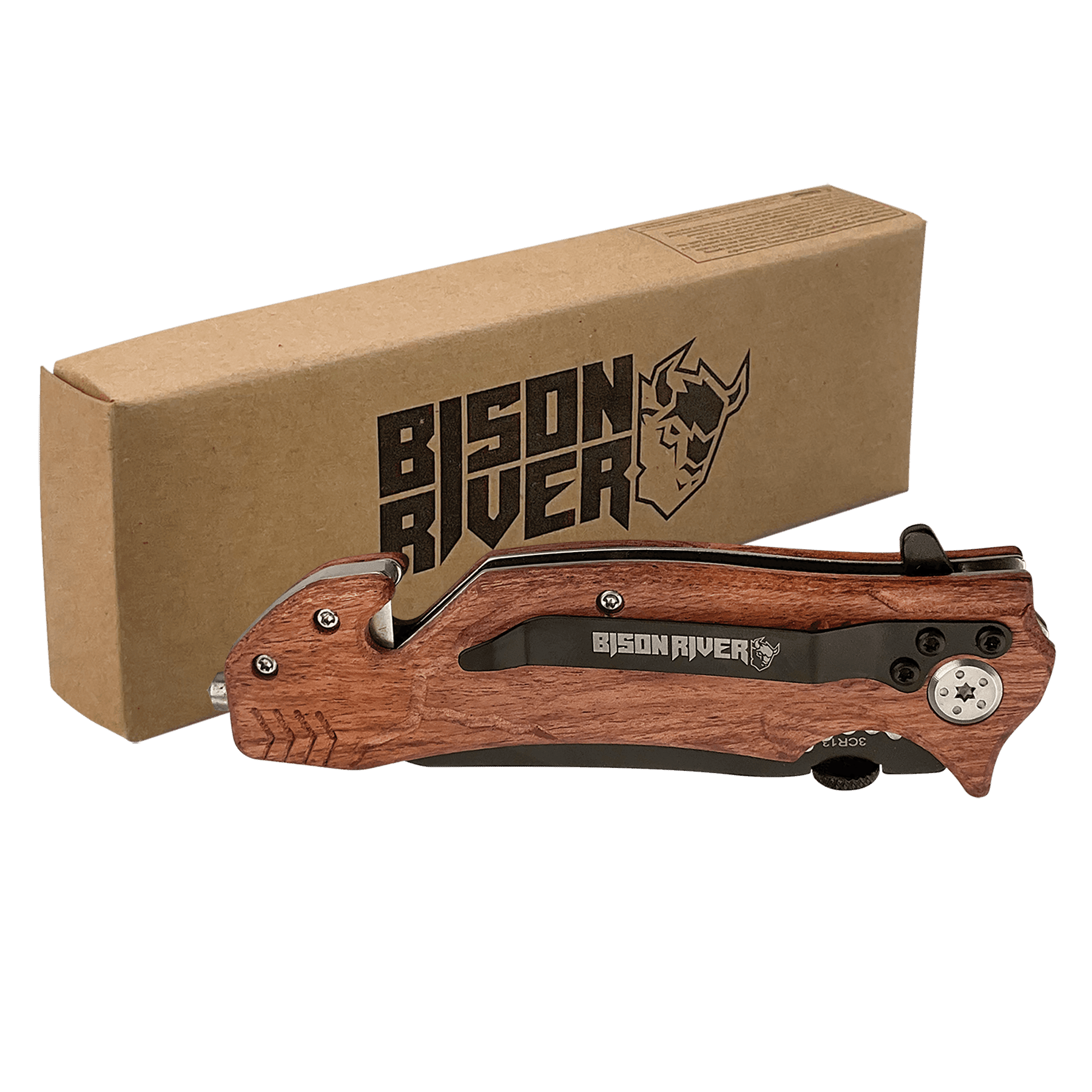 Bison River 4 1/2" Wood Rescue Knife