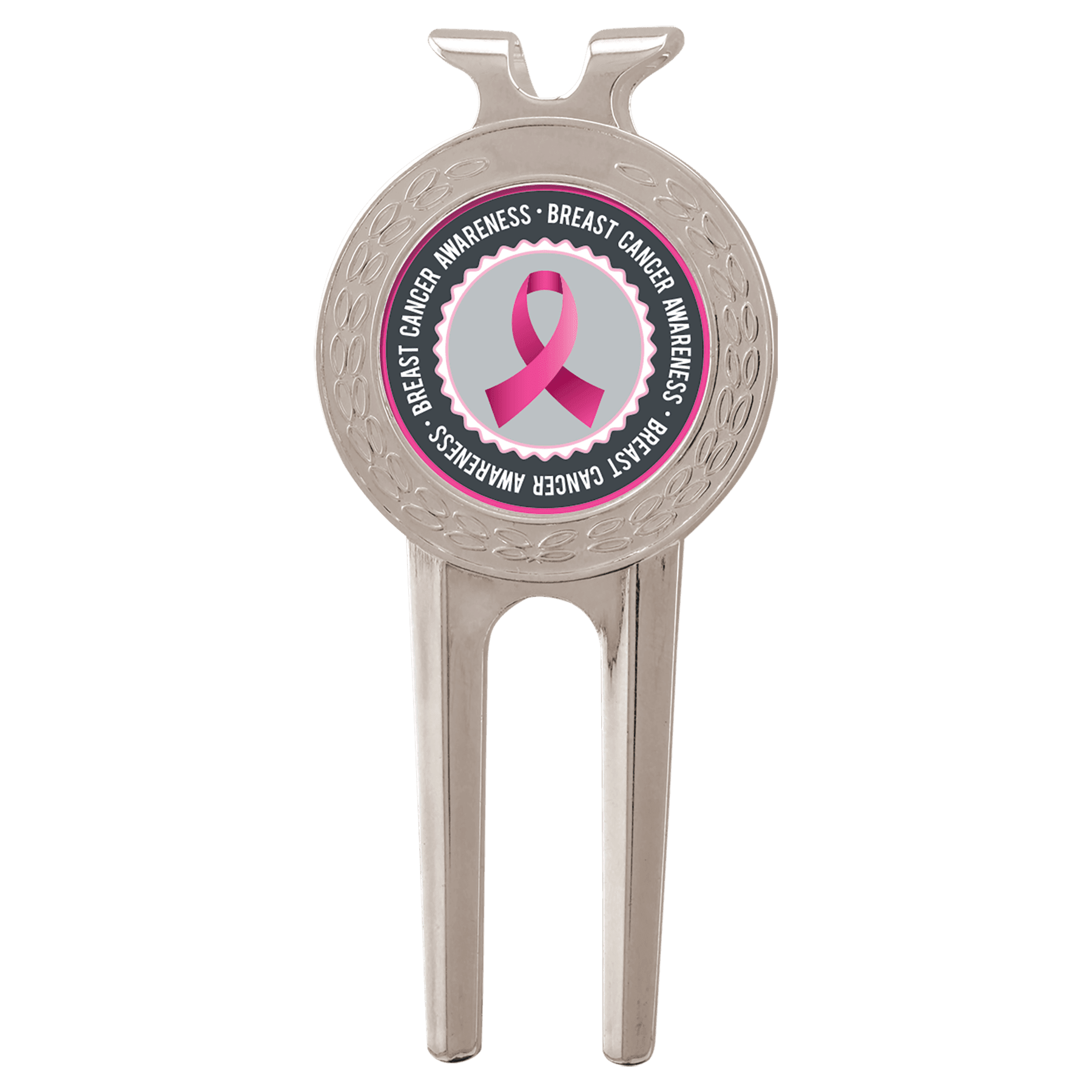 1 1/2" x 3" Silver Divot Tool with Sublimatable Insert