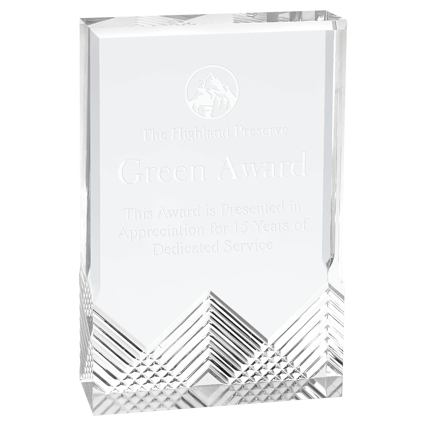 4 1/4" x 6" Silver Apex Mirage Acrylic