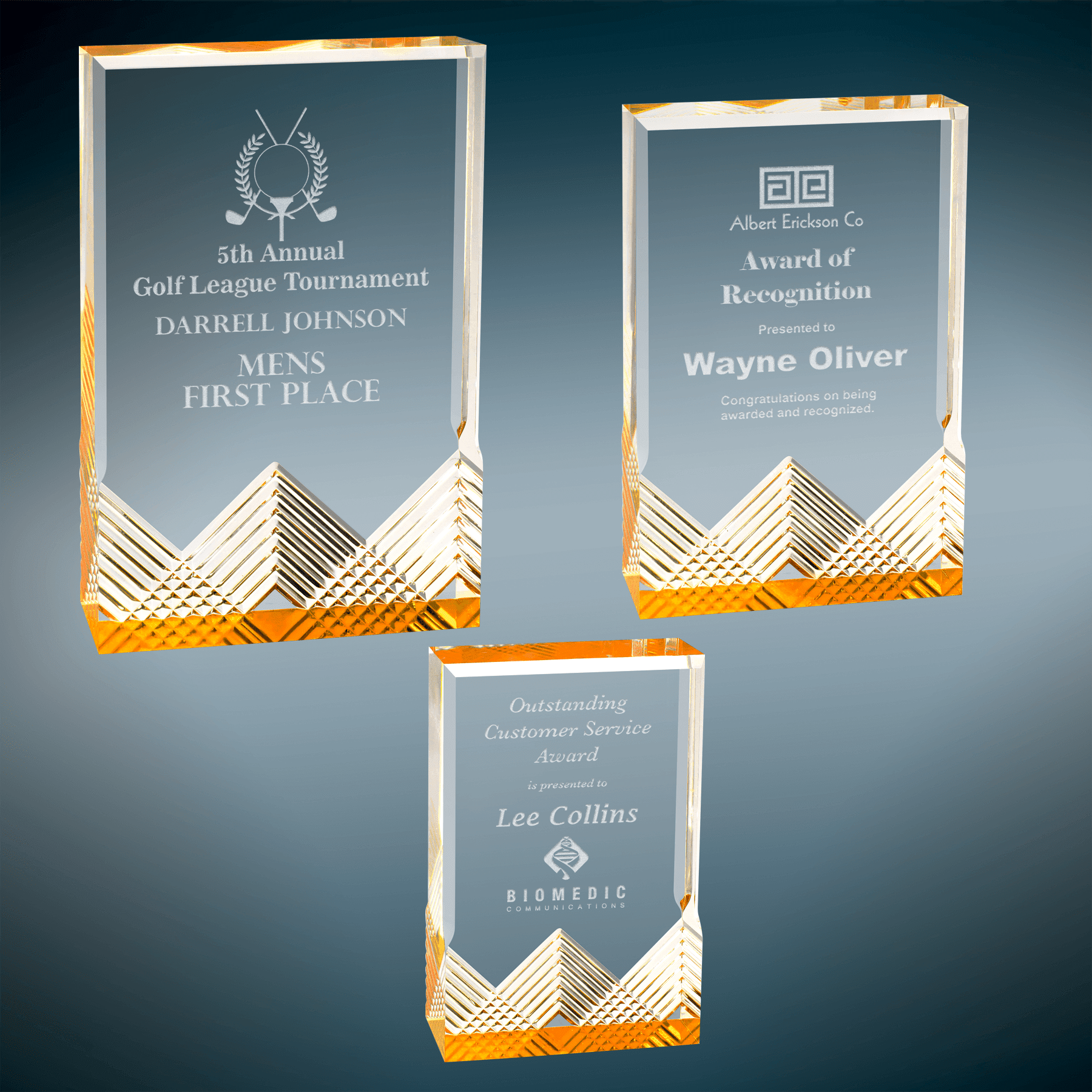 Gold Apex Acrylic Sample Set