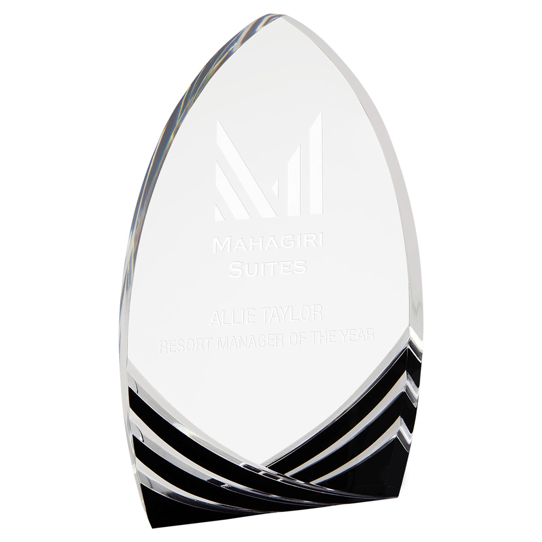 8" Black Cathedral Soaring Acrylic