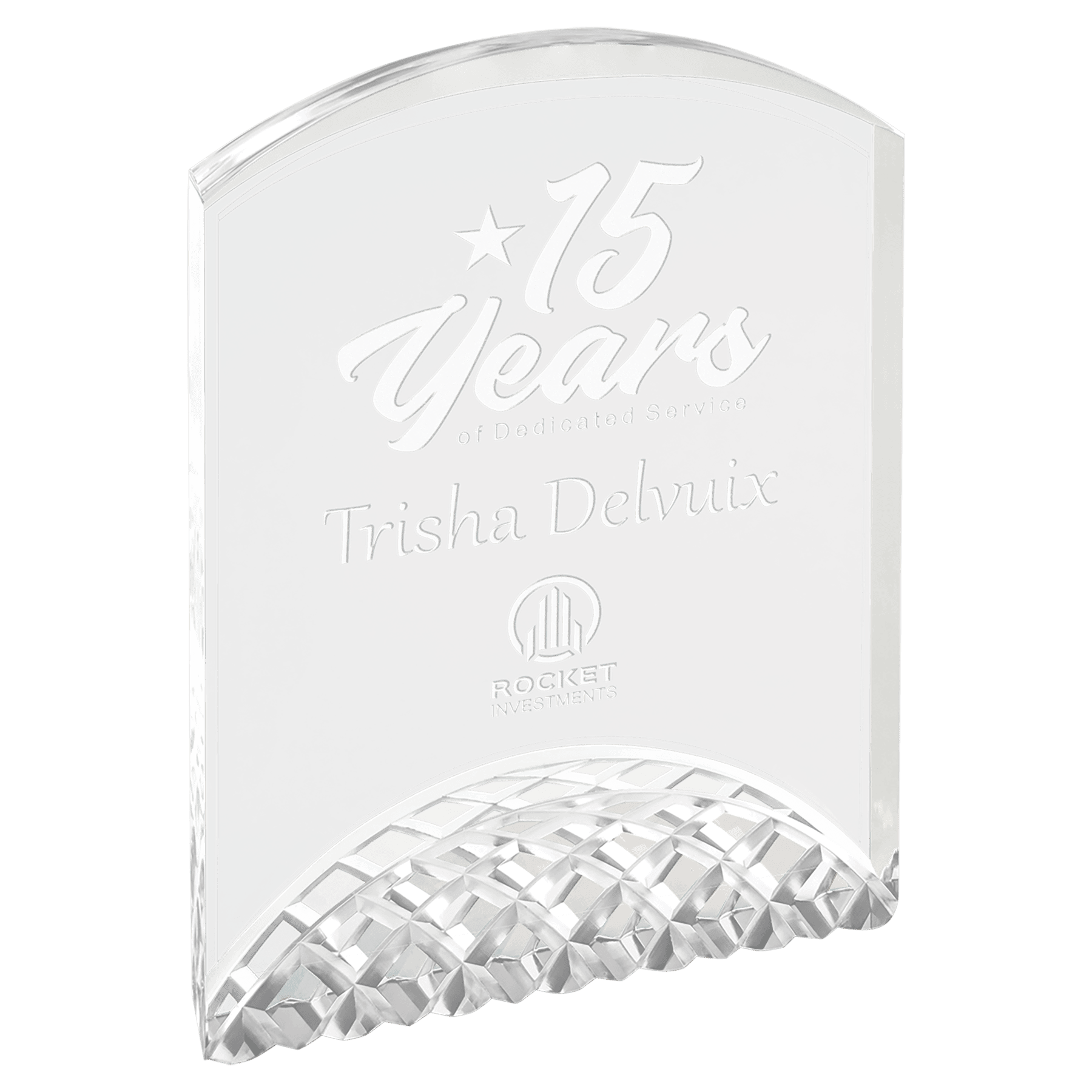 7" Silver Horizon Acrylic