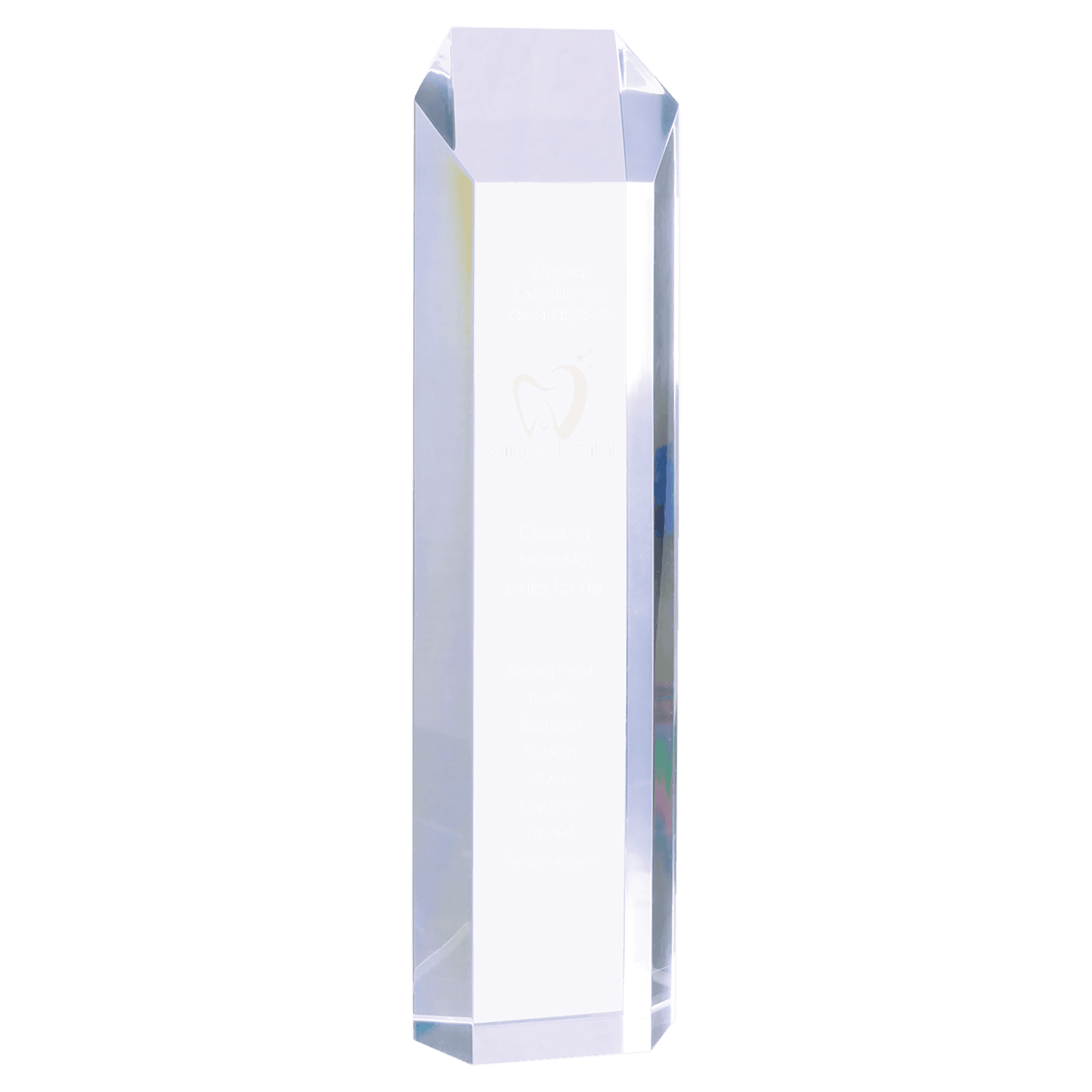 3" x 12" Clear Tower Acrylic