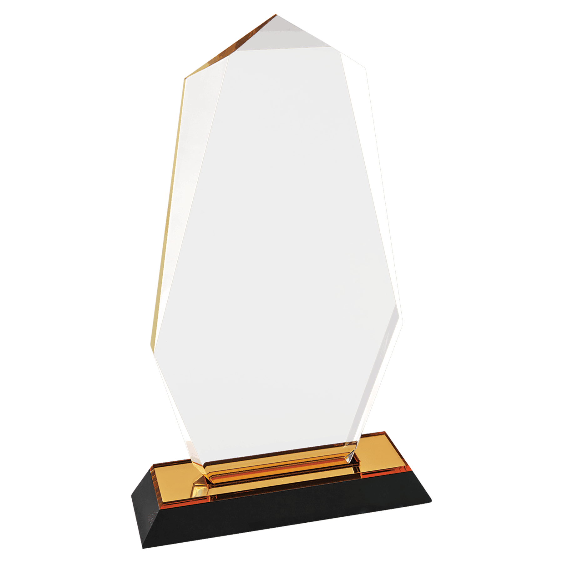 9" Gold Octagon Point Impress Acrylic