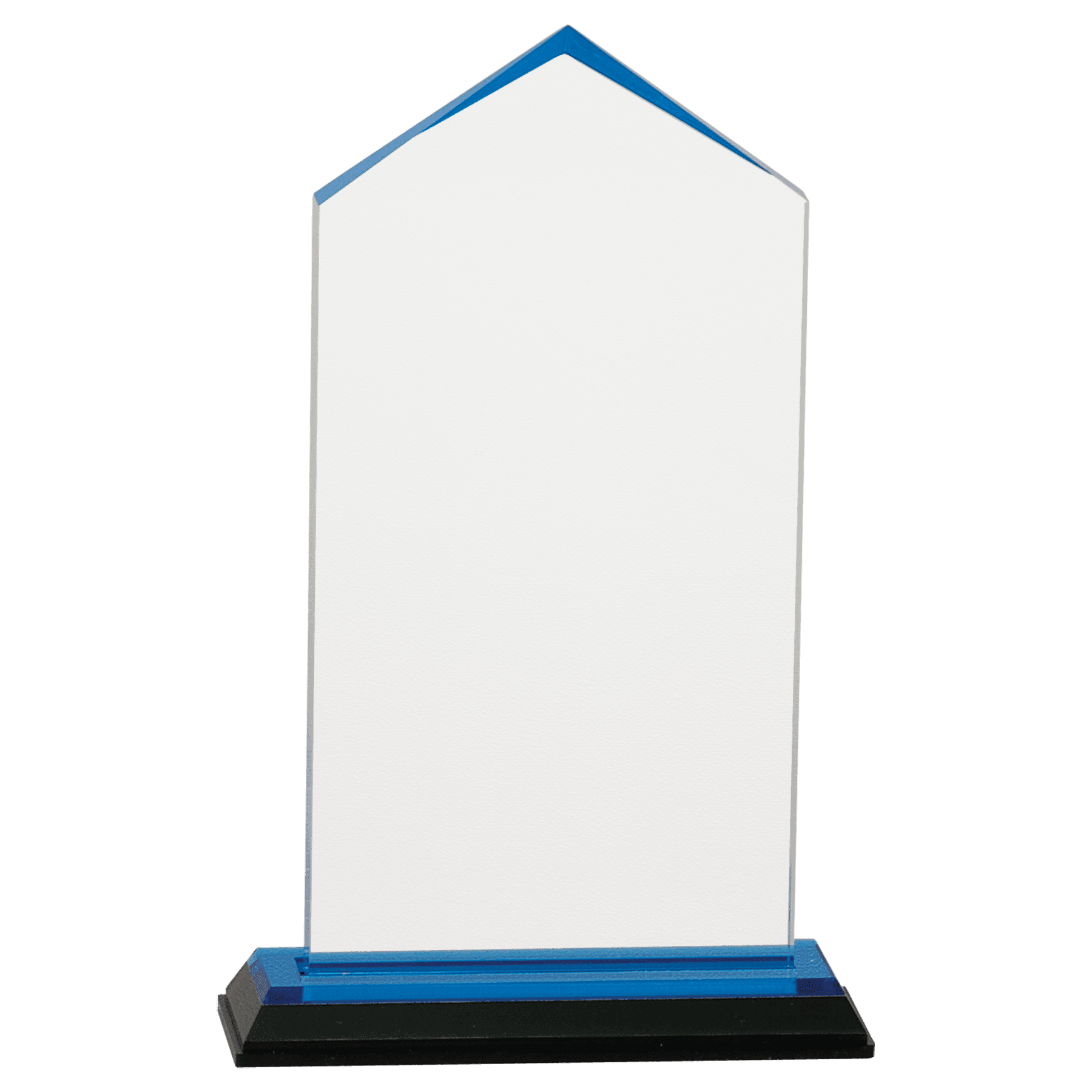 3 1/2" x 7 1/2" Blue Jewel Impress Acrylic