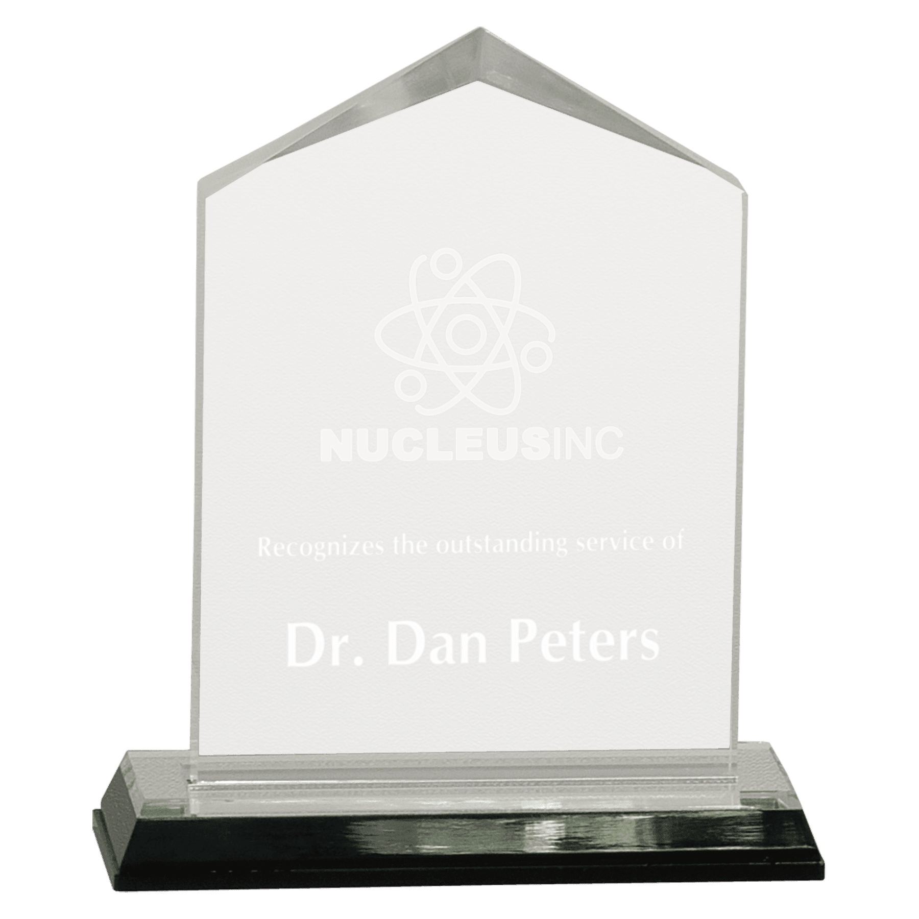 3 1/2" x 5 1/2" Silver Jewel Impress Acrylic