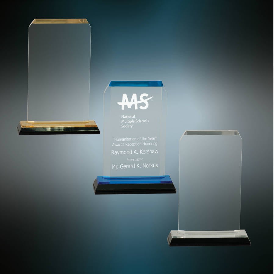 3 1/2" x 6 1/2" Clipped Corner Impress Acrylic Sample Set