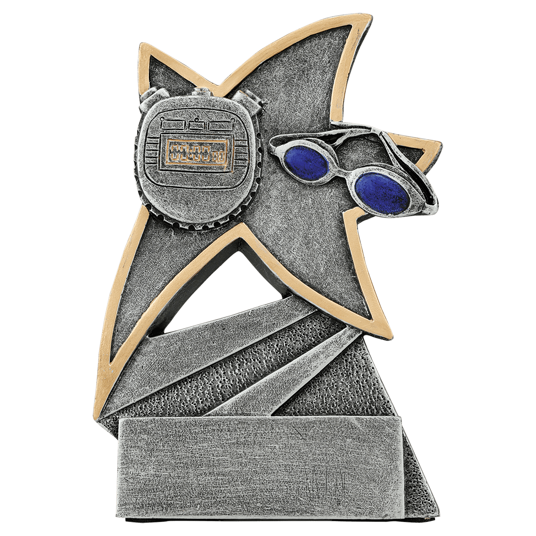 5 1/2" Swimming Jazz Star Resin