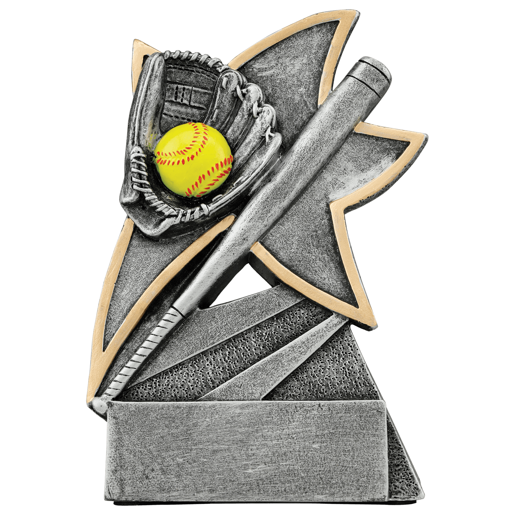 5 1/2" Softball Jazz Star Resin