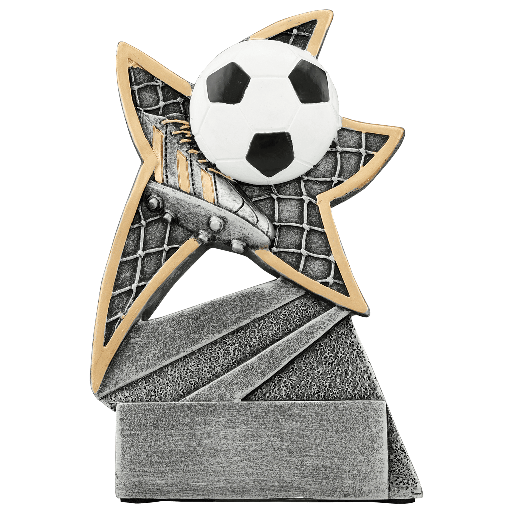 5 1/2" Soccer Jazz Star Resin