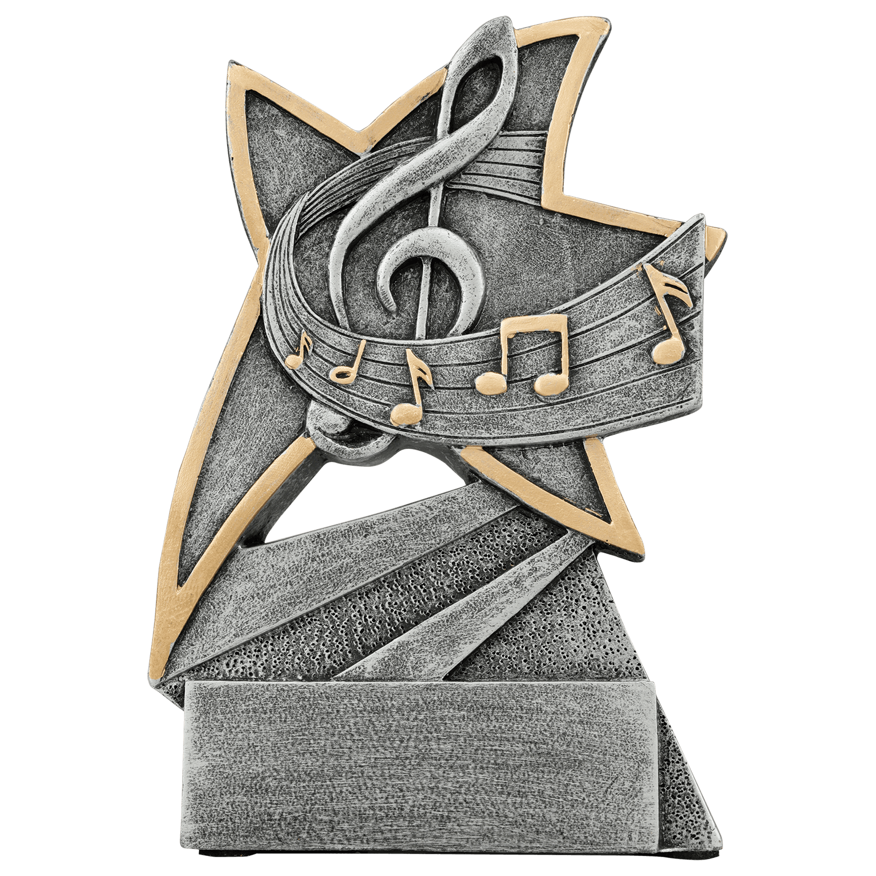 5 1/2" Music Jazz Star Resin