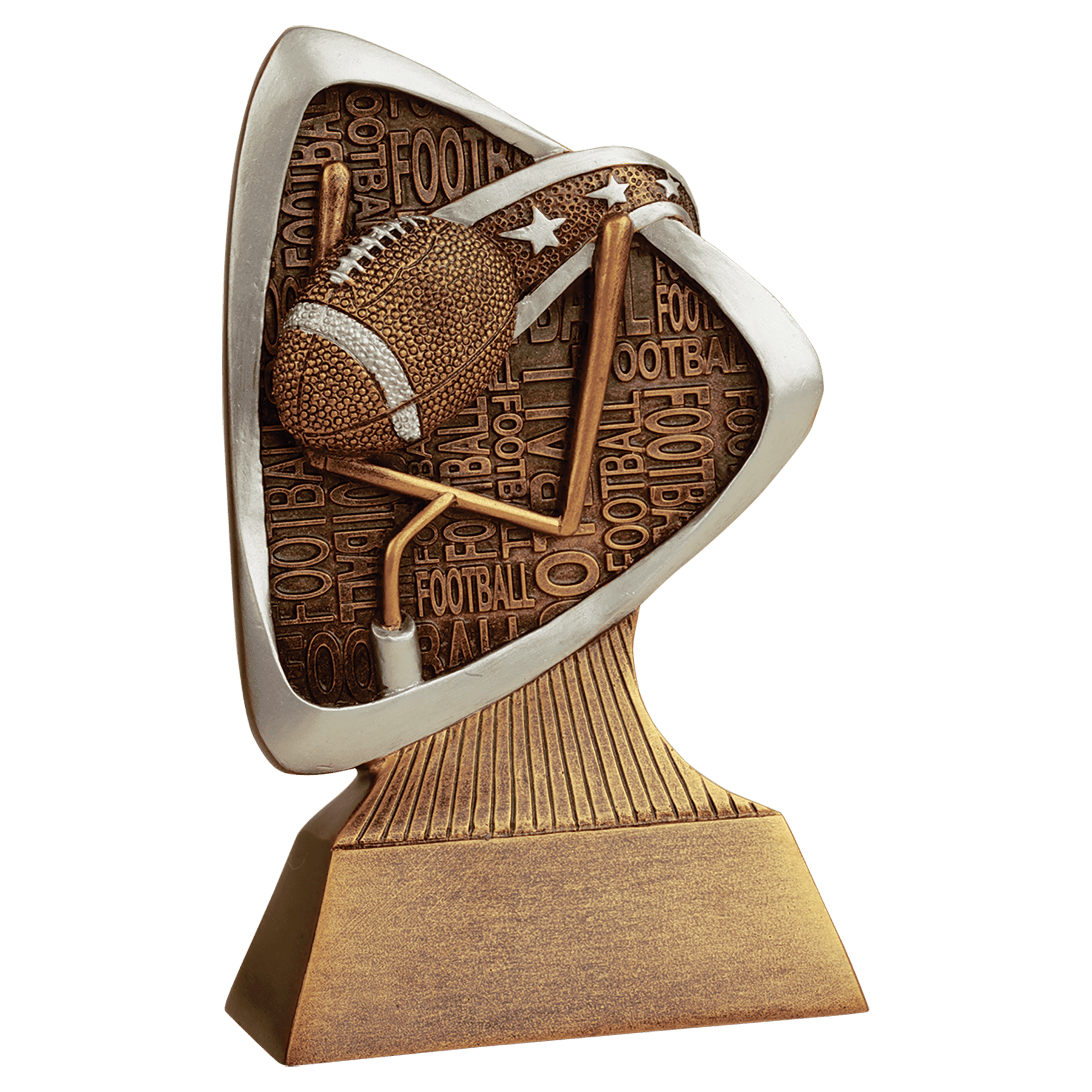 5 1/2" Football Triad Resin