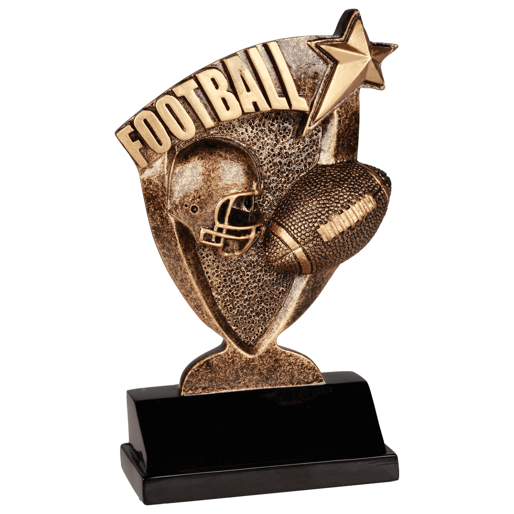 6" Football Broadcast Resin