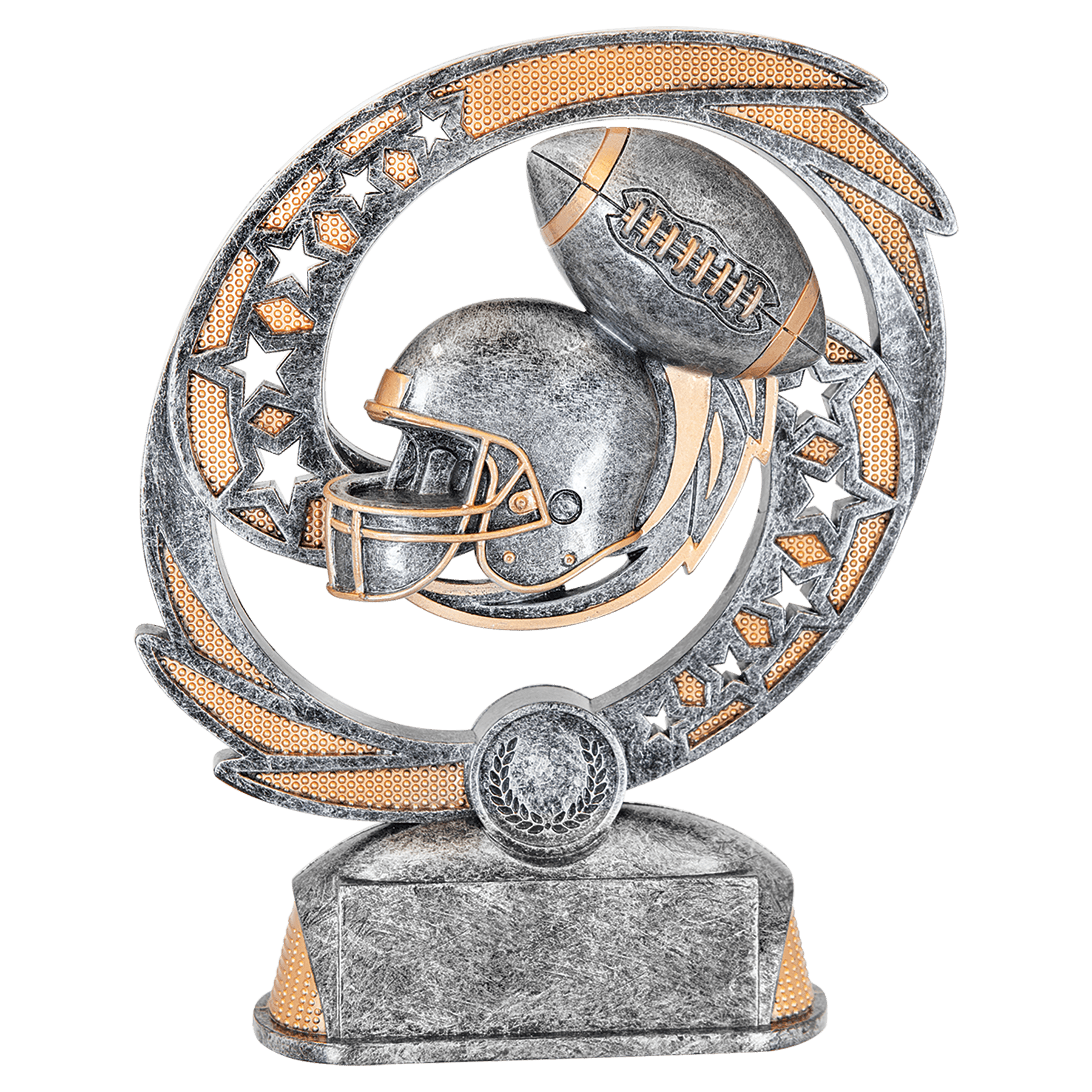 7 1/2" Football Hurricane Award