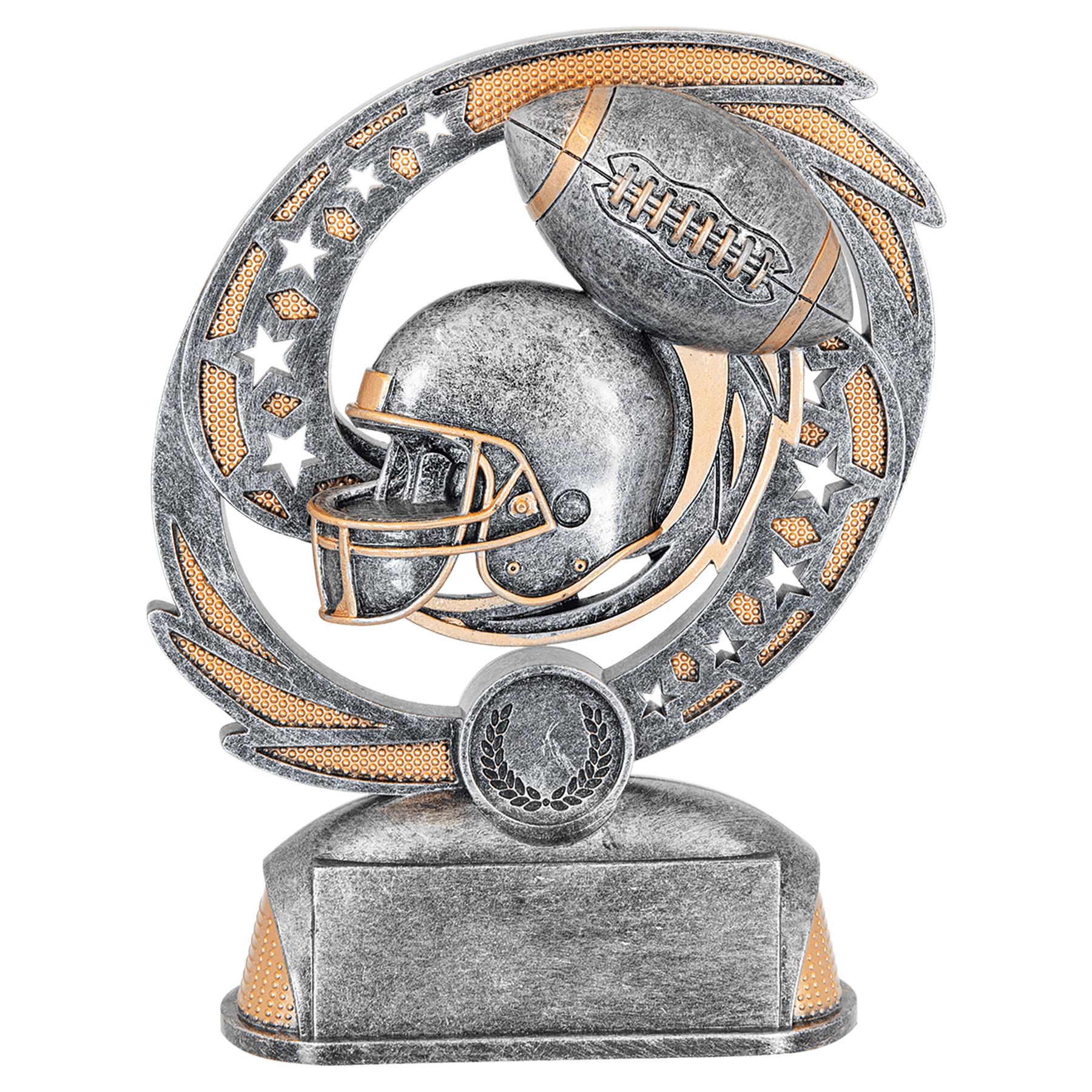 6 1/2" Football Hurricane Award
