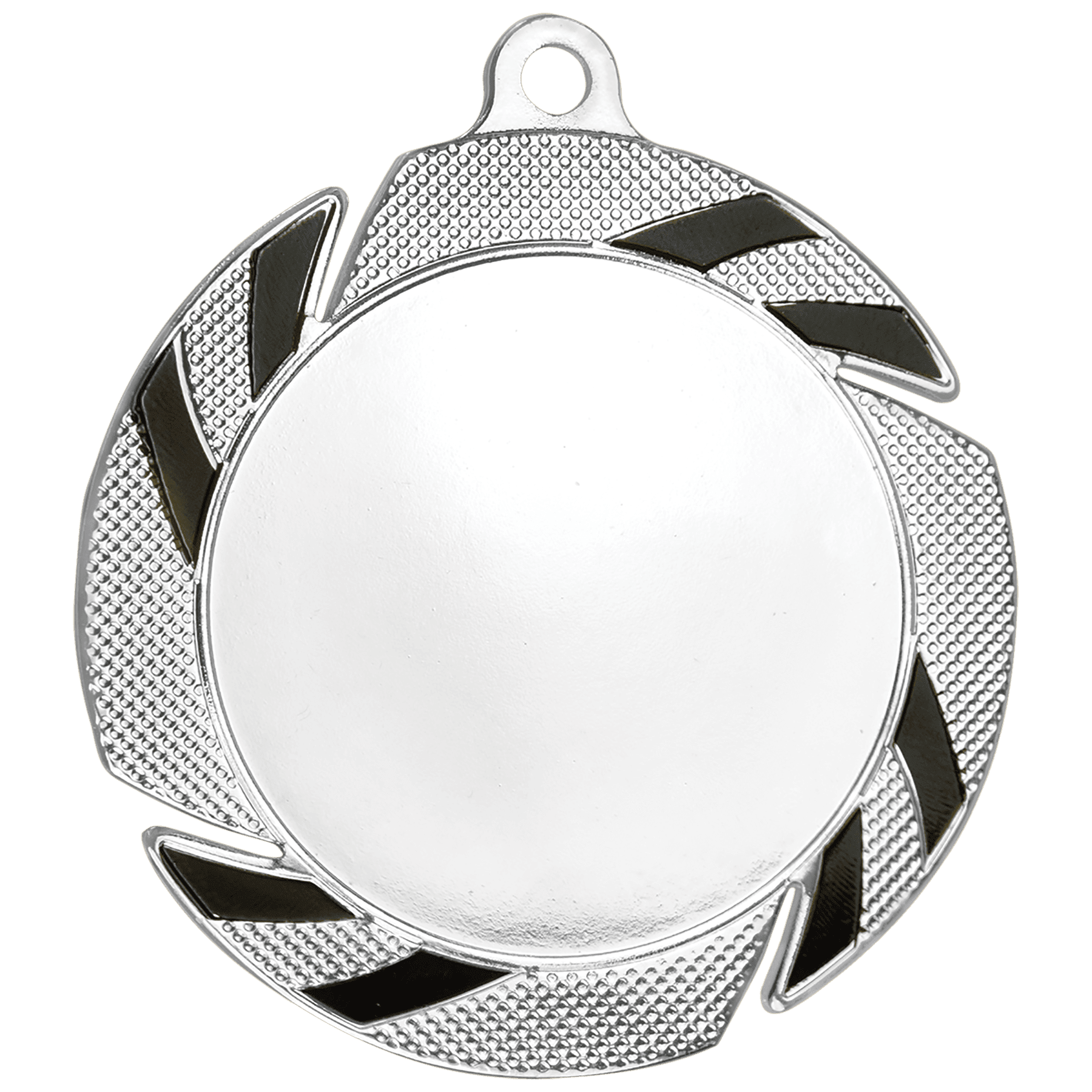 2 3/4" Silver/Black 2" Insert Medal Holder