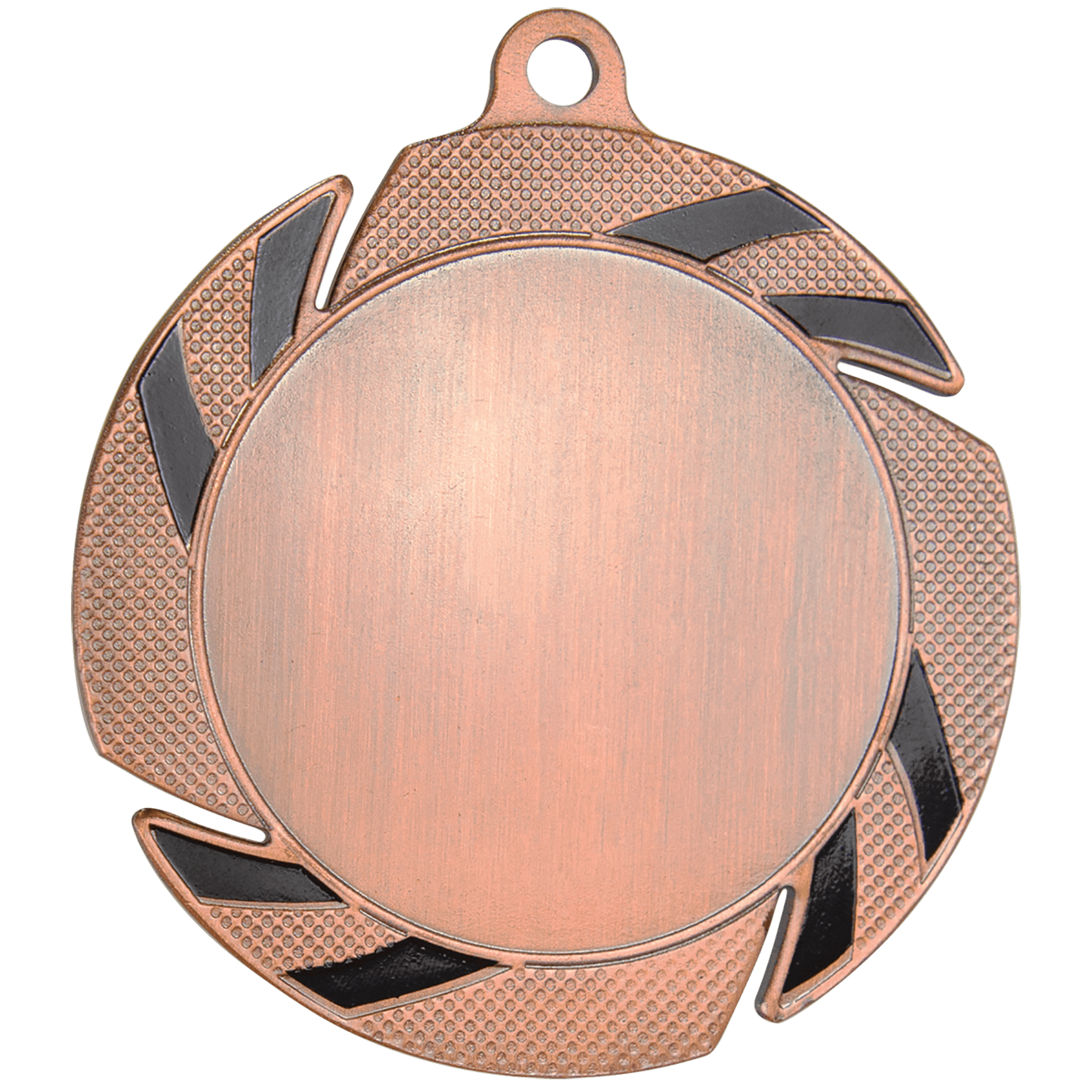 2 3/4" Bronze/Black 2" Insert Medal Holder
