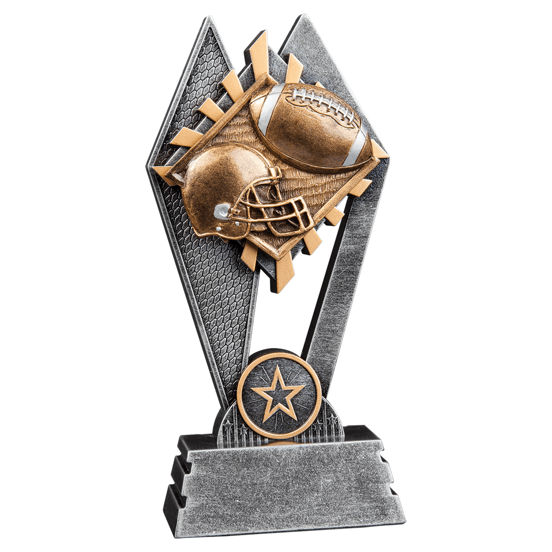7" Football Sun Ray Award
