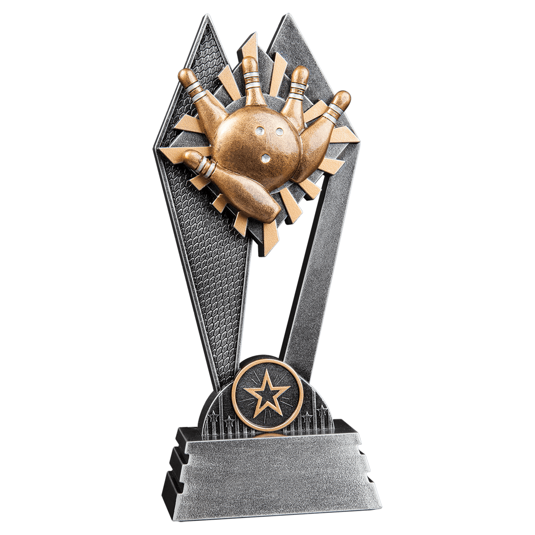 8" Bowling Sun Ray Award