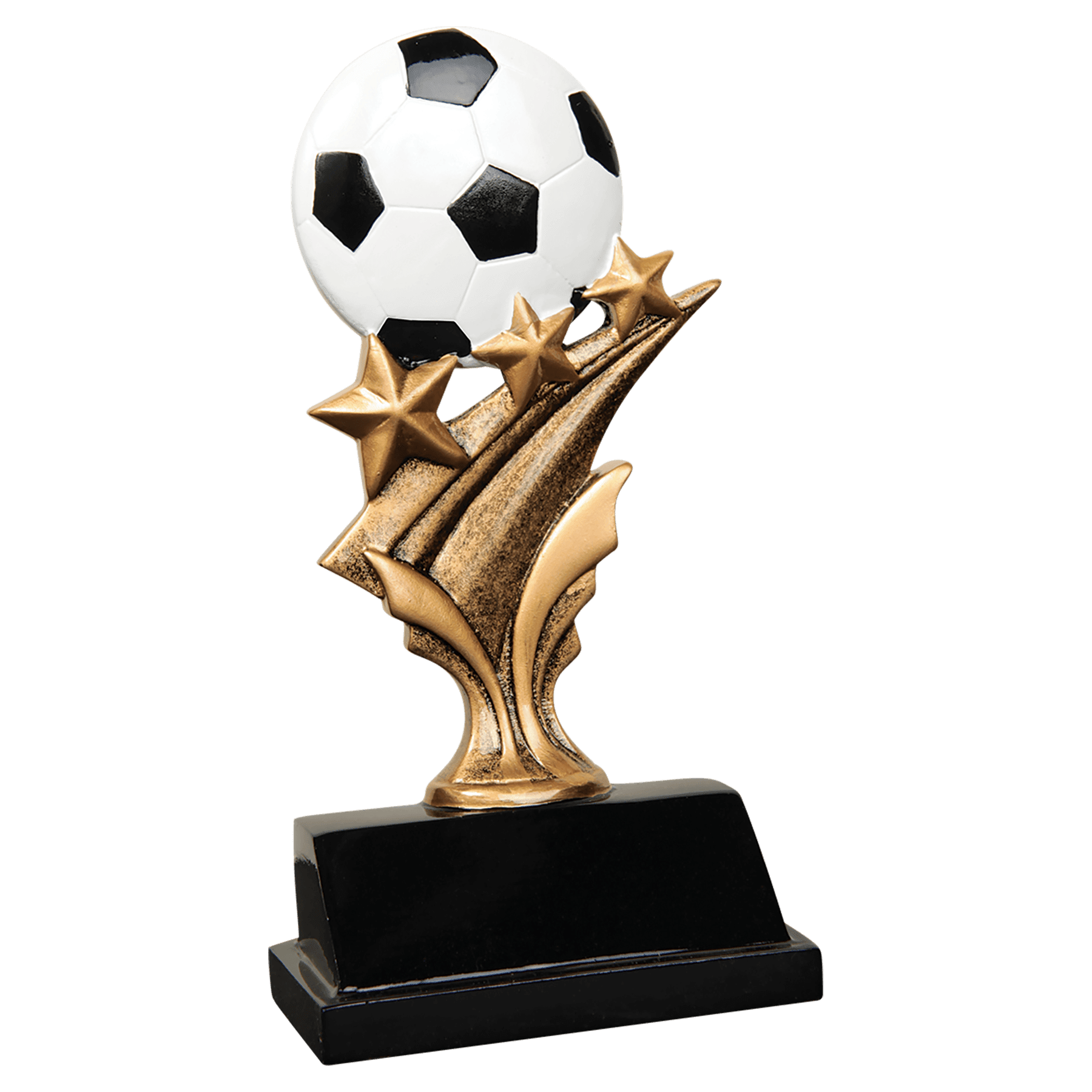 5 1/2" Soccer Tri Star Resin