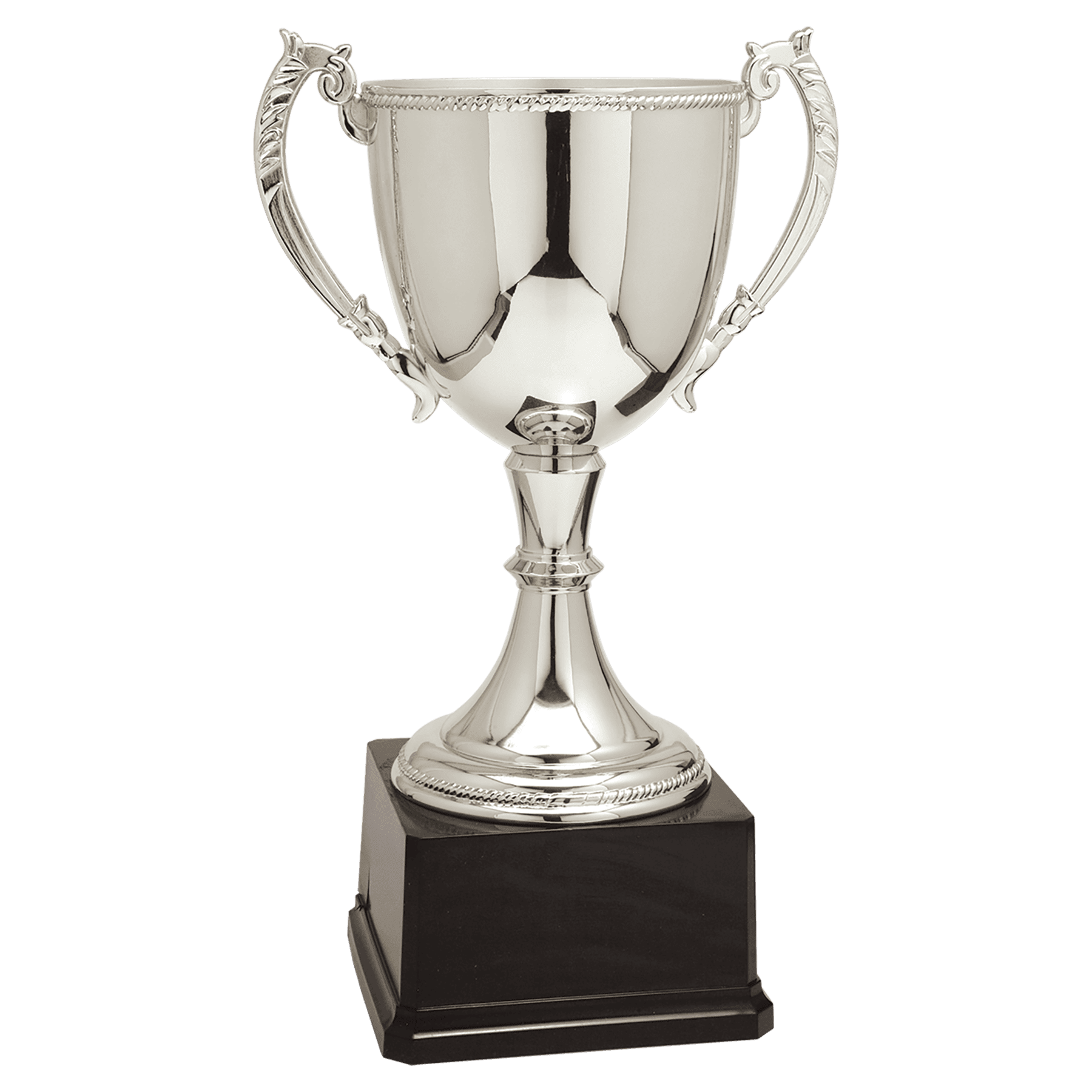 18 1/4" Silver Completed Zinc Cup Trophy
