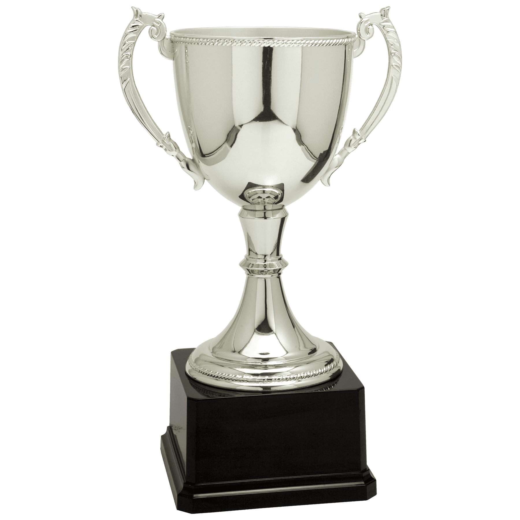 12 3/4" Silver Completed Zinc Cup Trophy