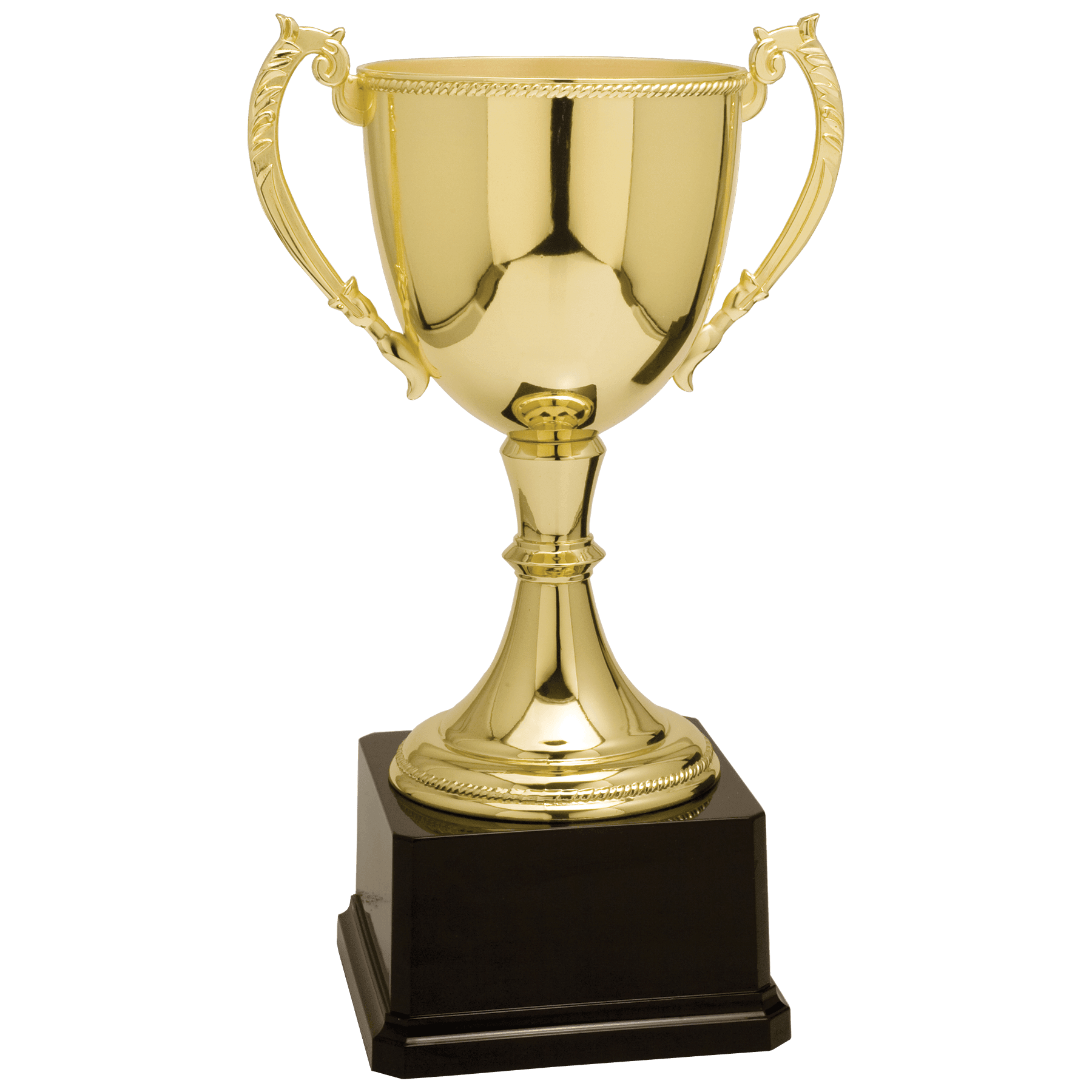 12 3/4" Gold Completed Zinc Cup Trophy