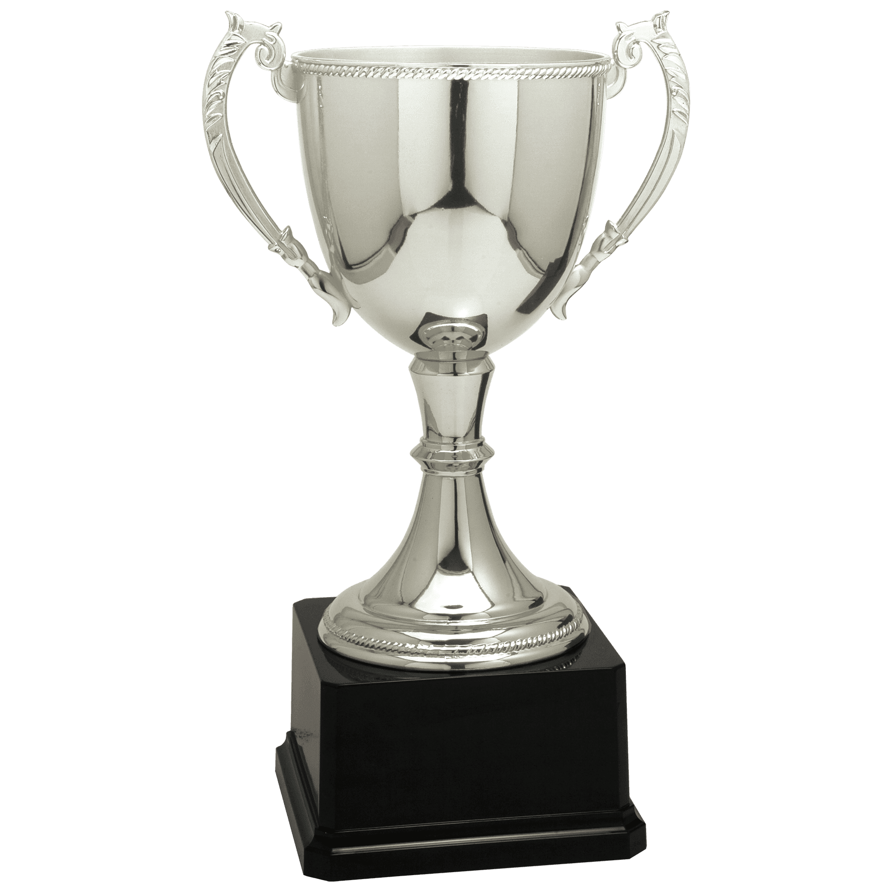 11" Silver Completed Zinc Cup Trophy