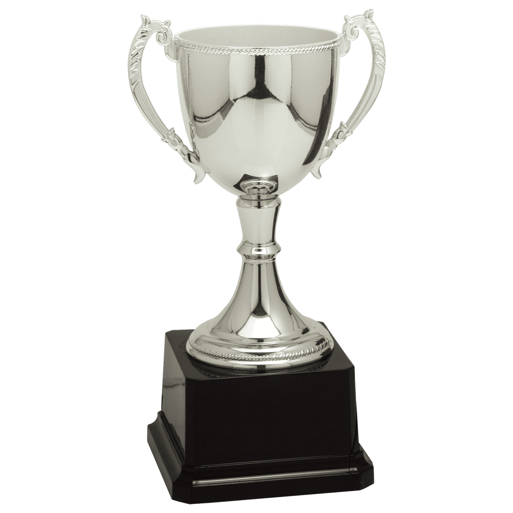 8 3/4" Silver Completed Zinc Cup Trophy