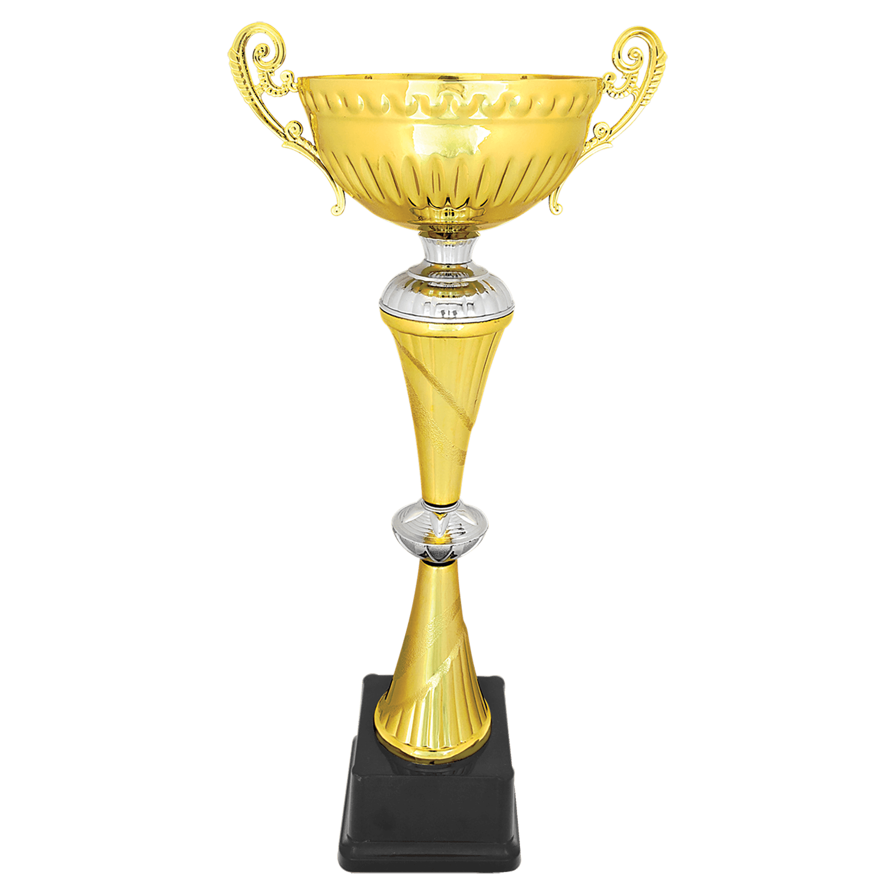 18 3/4" Gold/Silver Completed Metal Cup Trophy