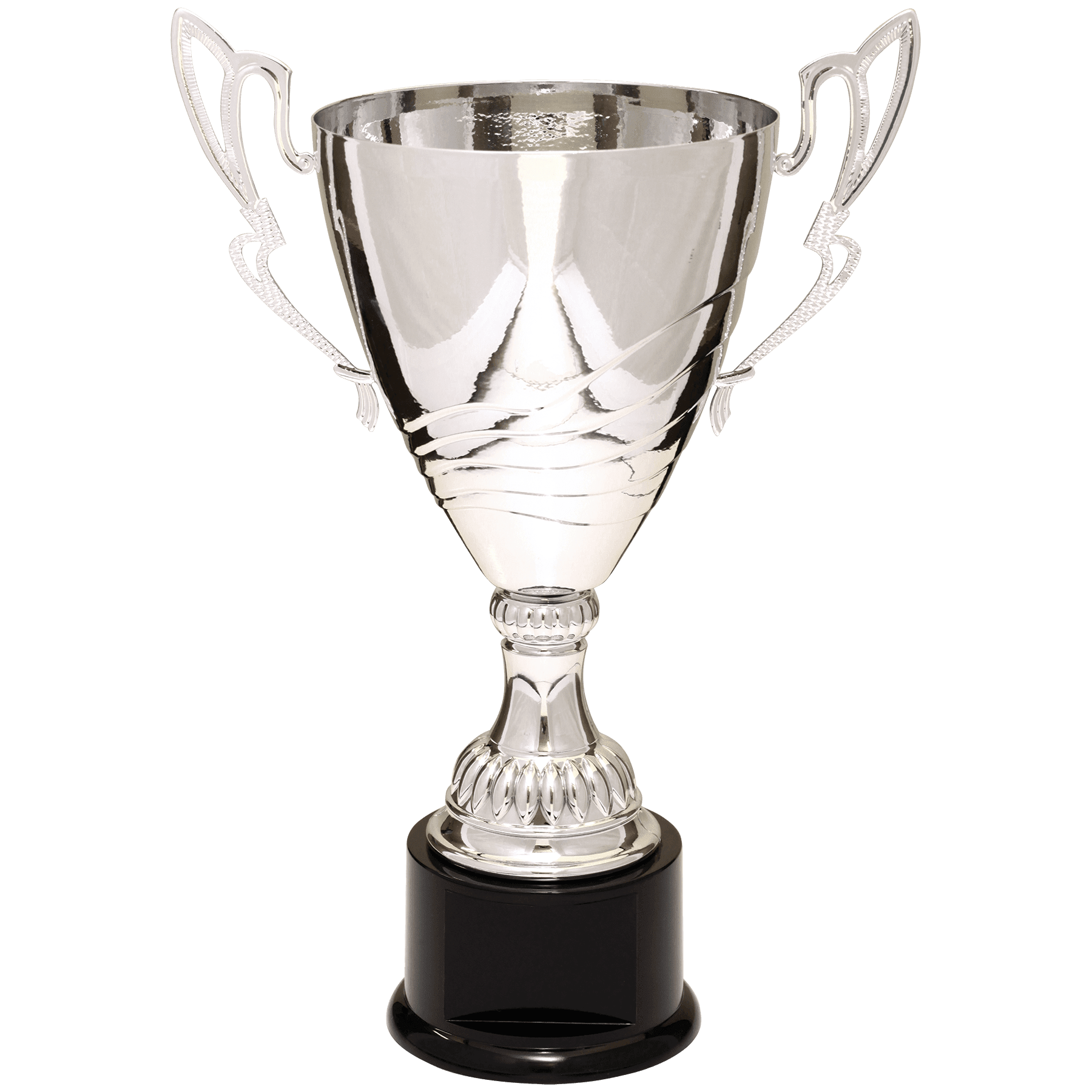 15" Silver Completed Metal Cup Trophy on Plastic Base