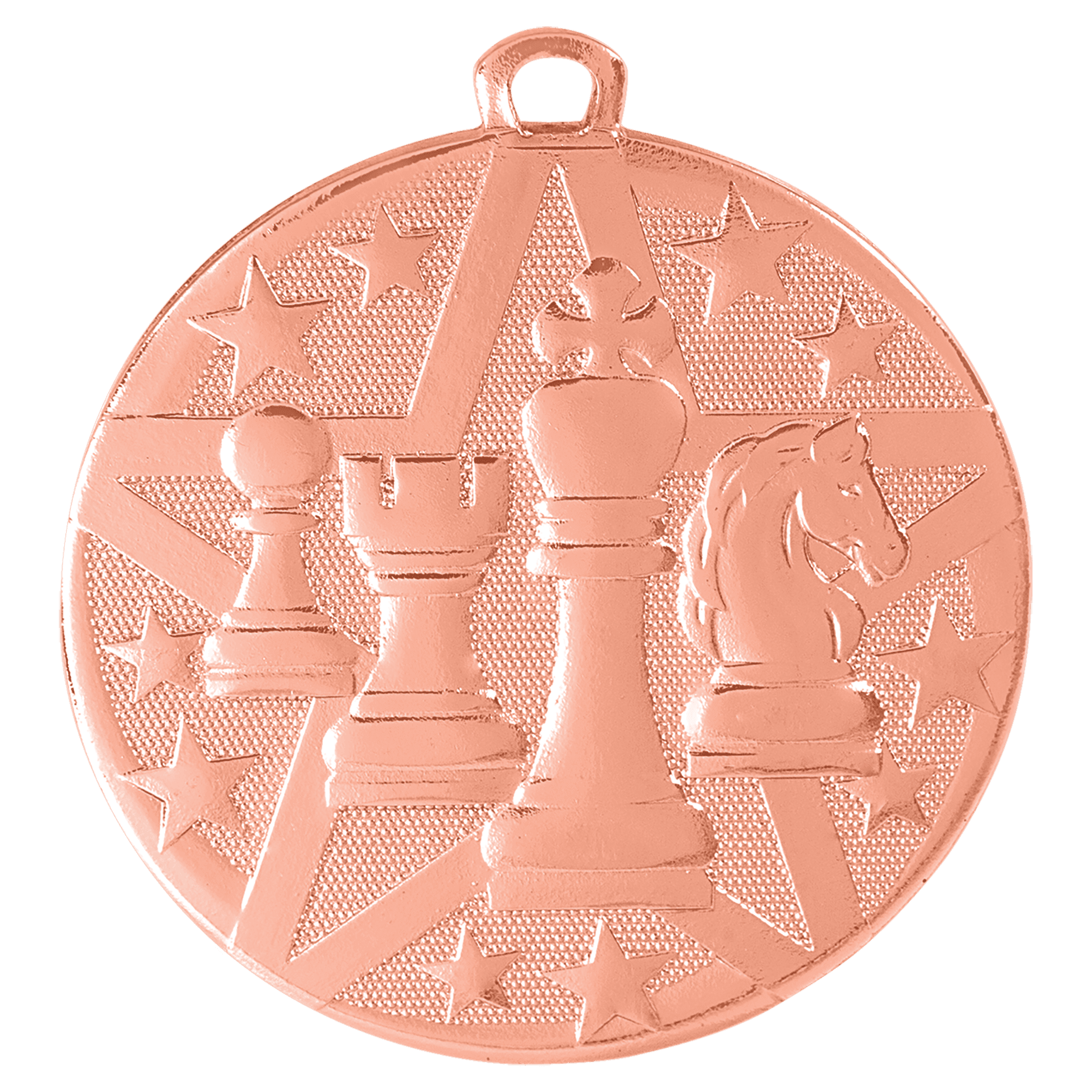 2" Bronze Superstar Chess Medal