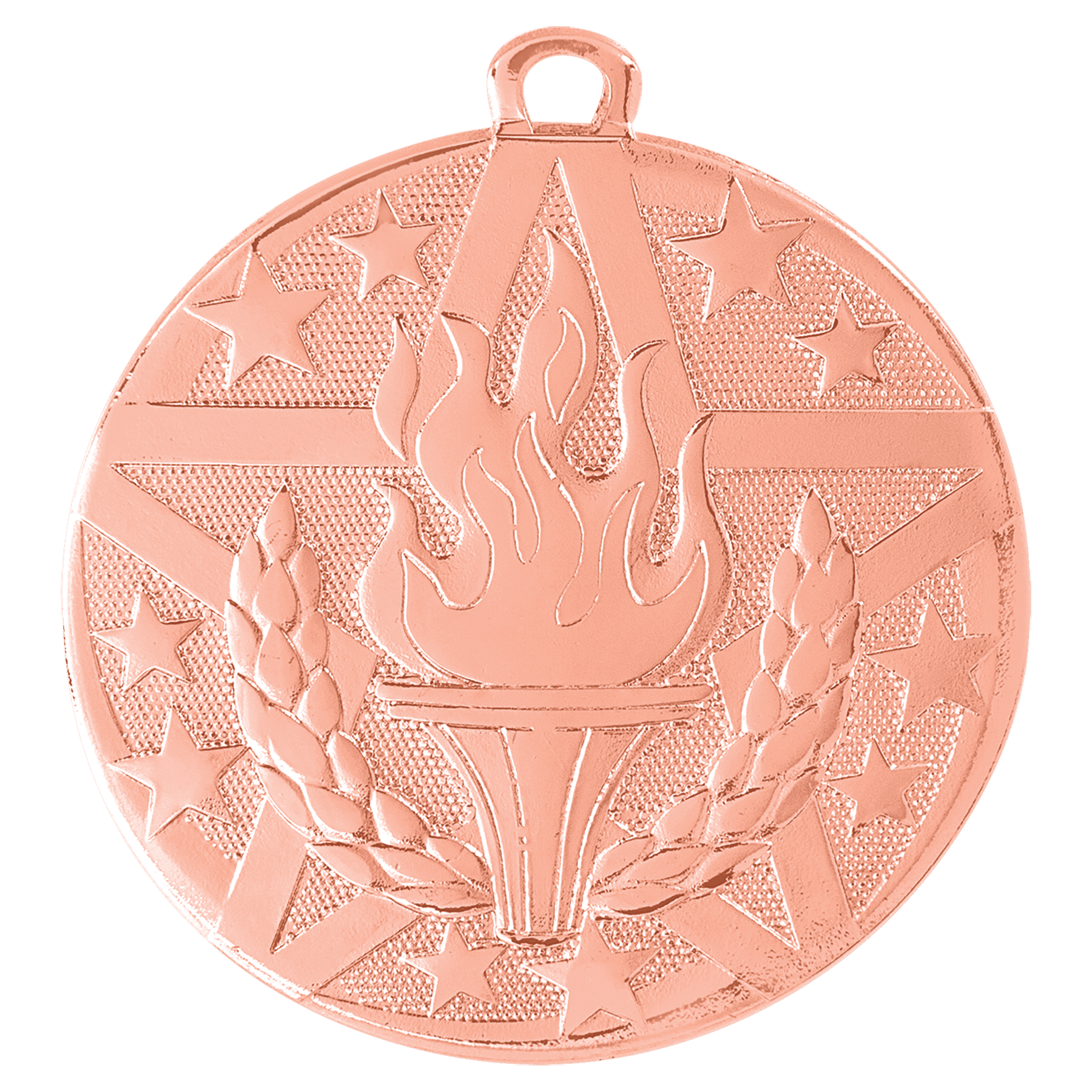 2" Bronze Superstar Torch Medal