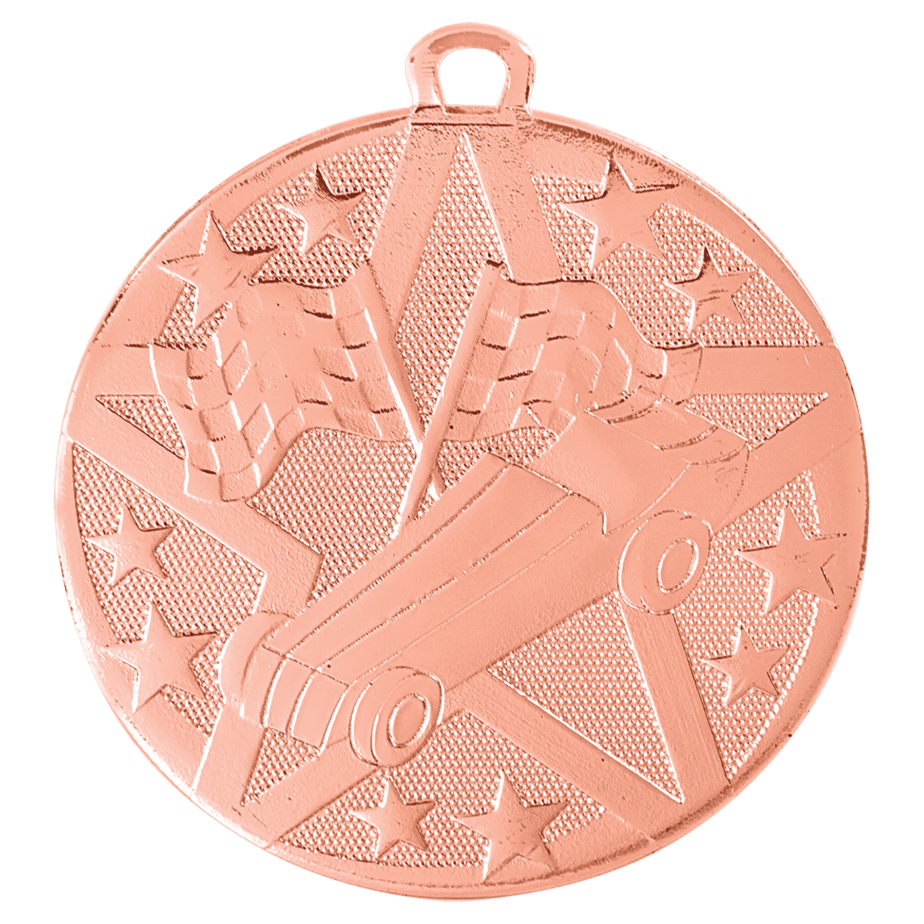 2" Bronze Superstar Pinewood Derby Medal