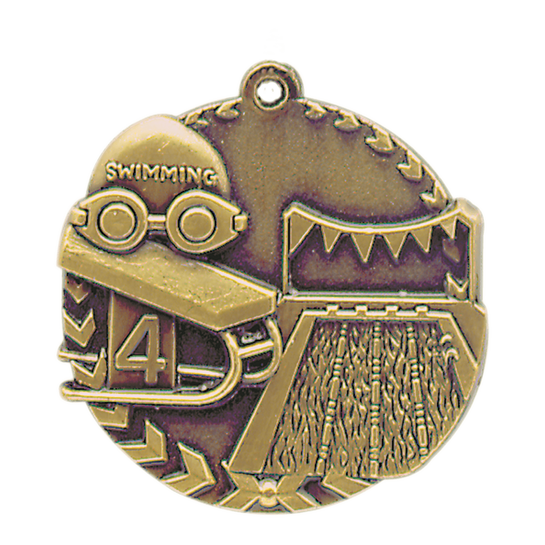1 3/4" Swimming Millennium Medal