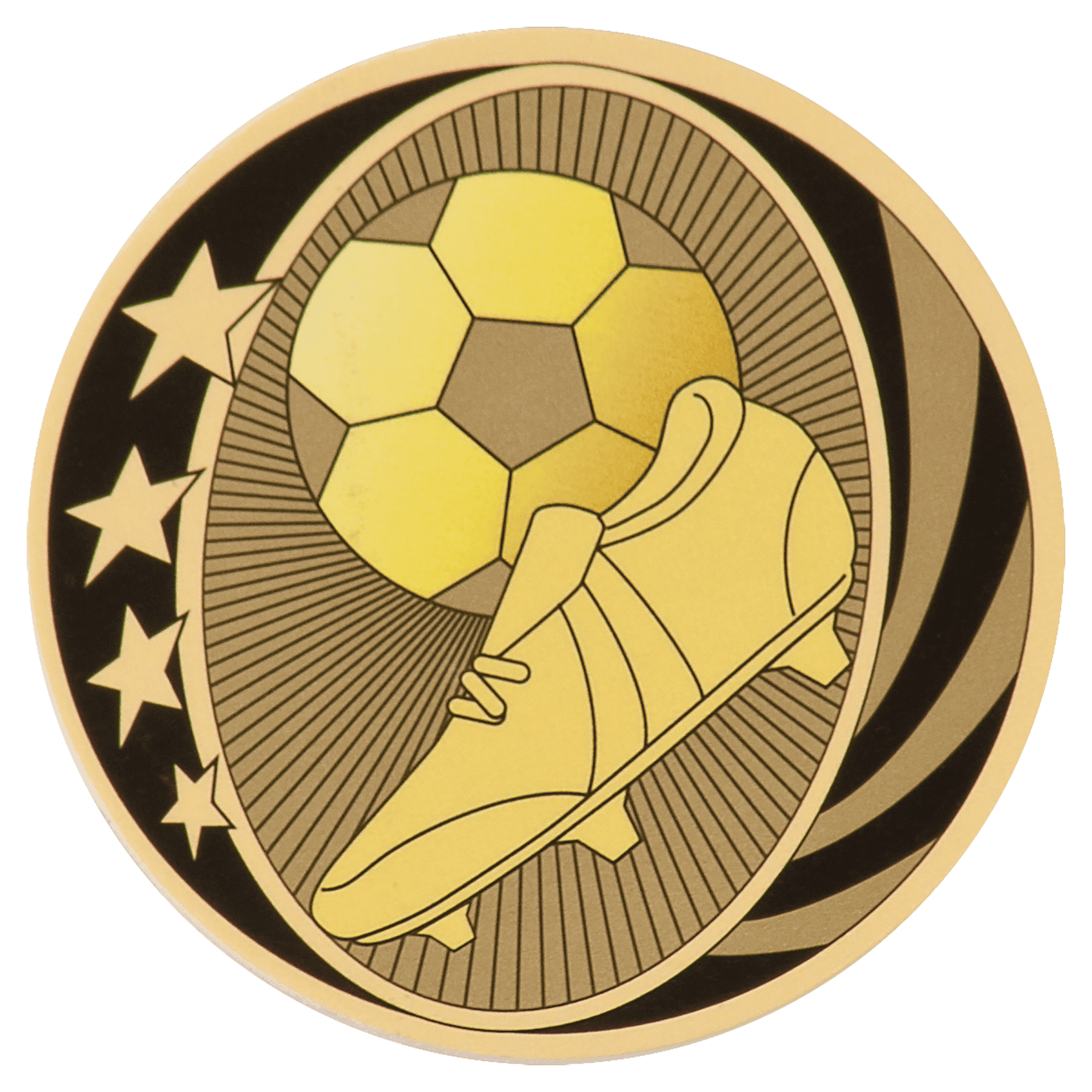 2" MidNite Star Soccer Mylar Insert