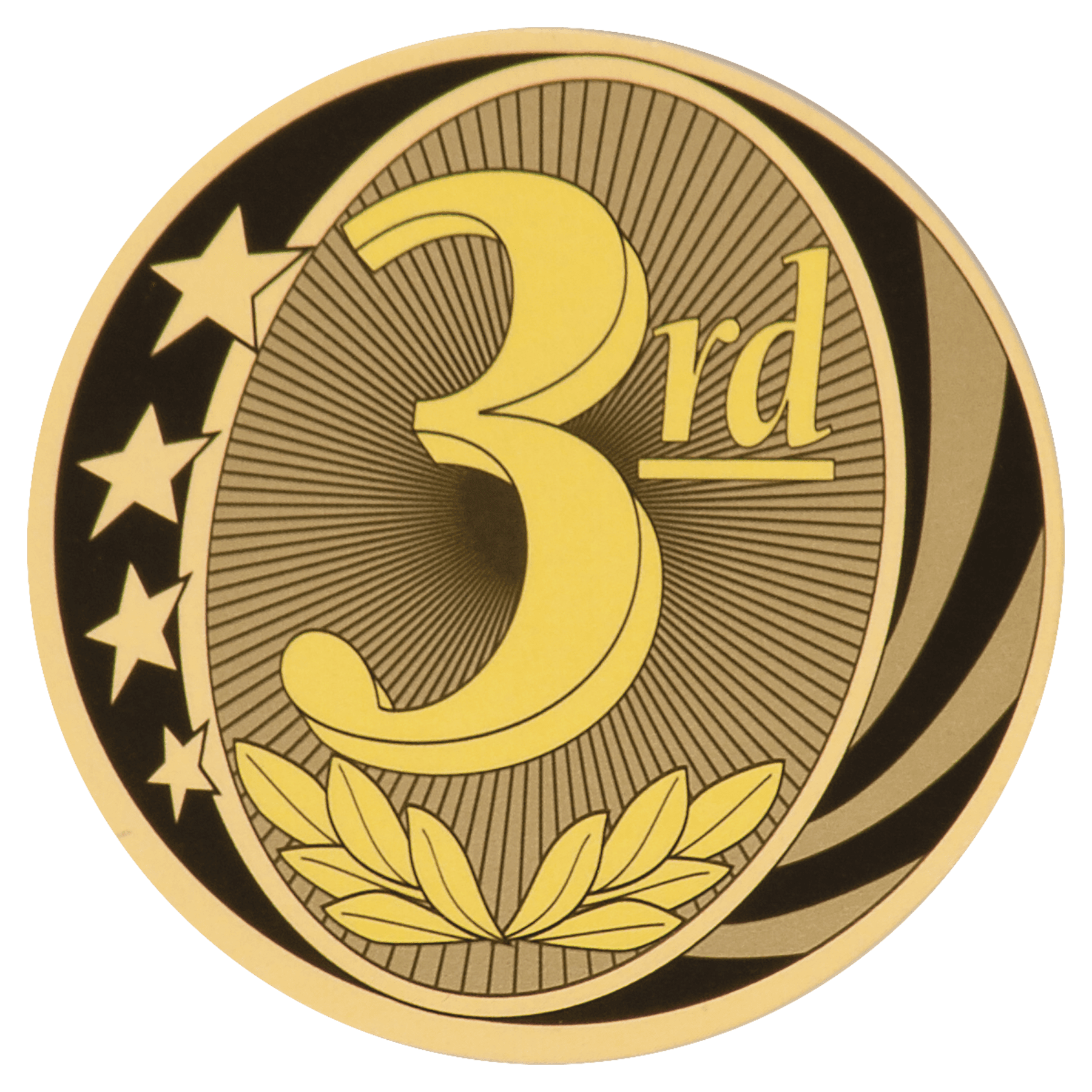 2" MidNite Star 3rd Place Mylar Insert