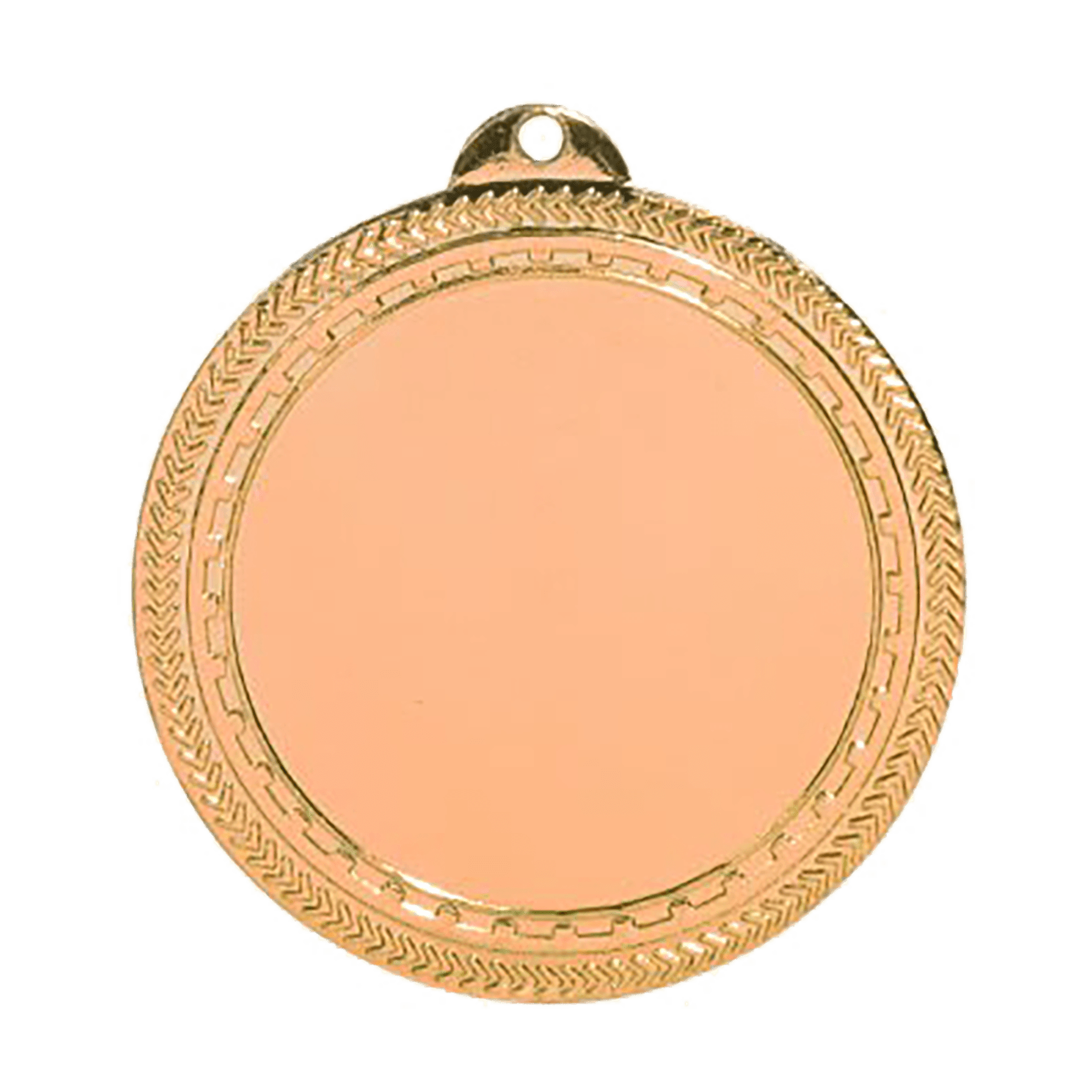 2 3/4" Antique Bronze 2" Insert Holder Laserable BriteLazer Medal