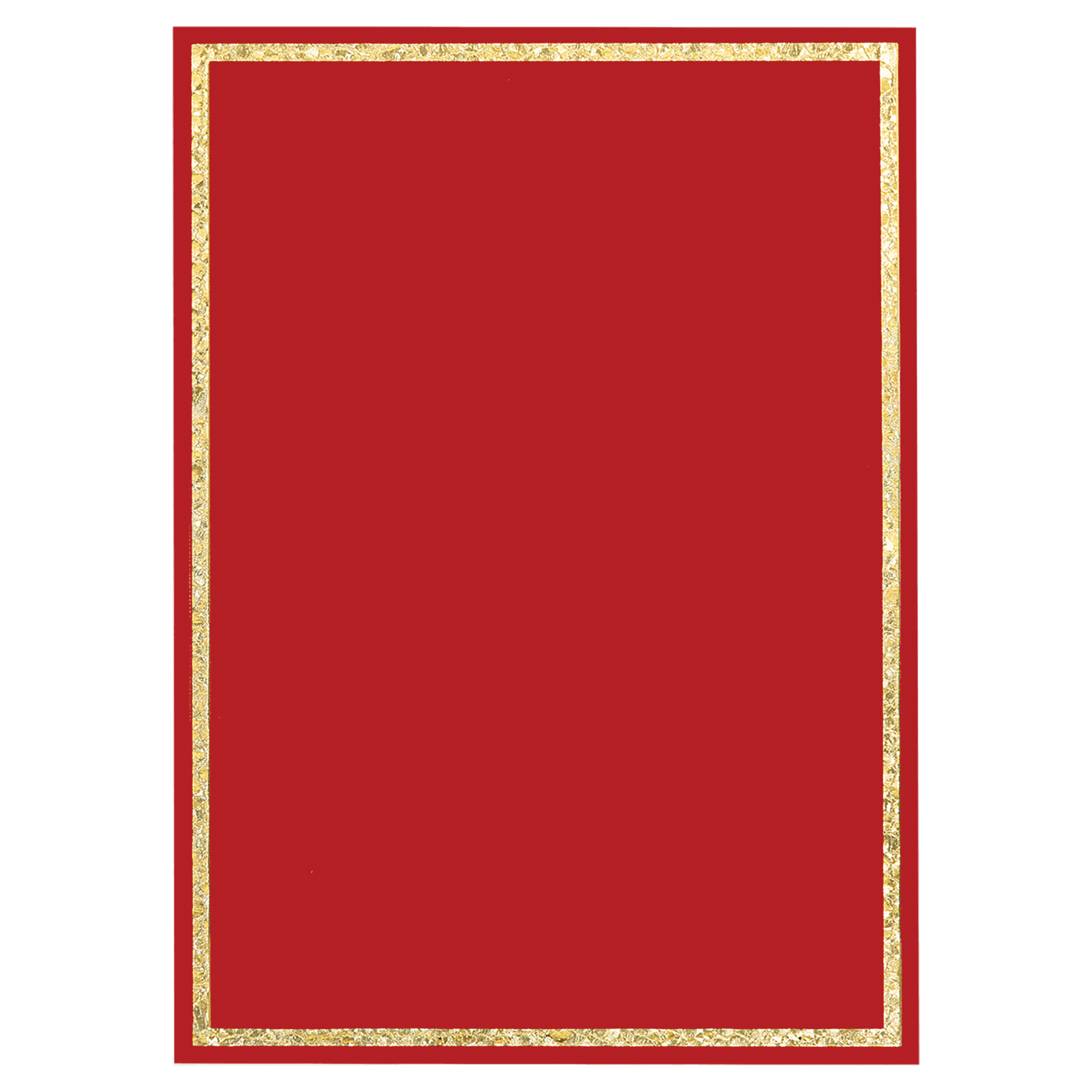 5" x 7" Red Florentine Frame Designer Plaque Plate